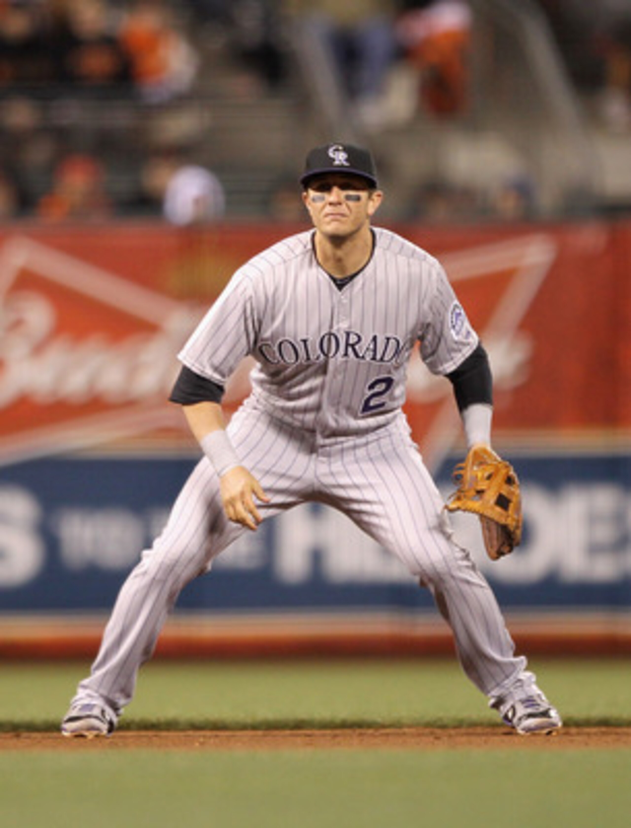SAN FRANCISCO, CA - MAY 06:  Troy Tulowitzki #2 of the Colorado Rockies in action against the San Francisco Giants at AT&T Park on May 6, 2011 in San Francisco, California.  (Photo by Ezra Shaw/Getty Images)