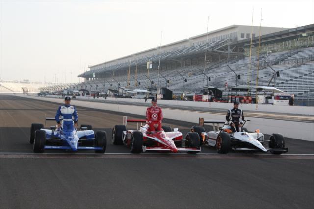 Tagliani, Dixon, Servia - Front Row