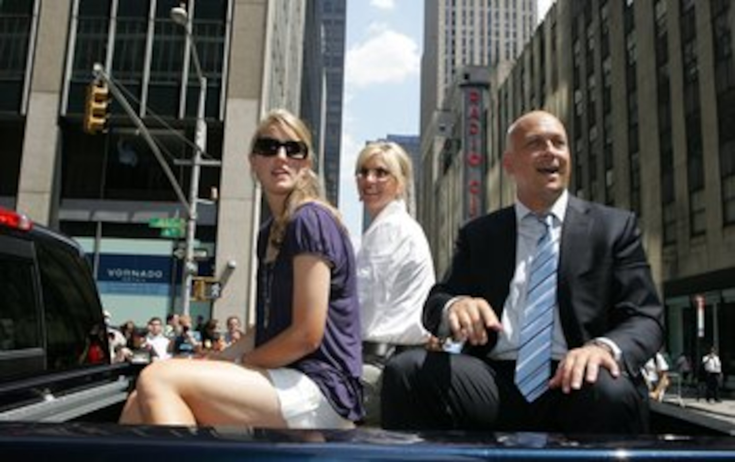 NEW YORK - JULY 15:  Cal Ripken Jr. looks on during the MLB All-Star Game Red Carpet Parade on July 15, 2008 in New York City. (Photo by Mike Stobe/Getty Images)