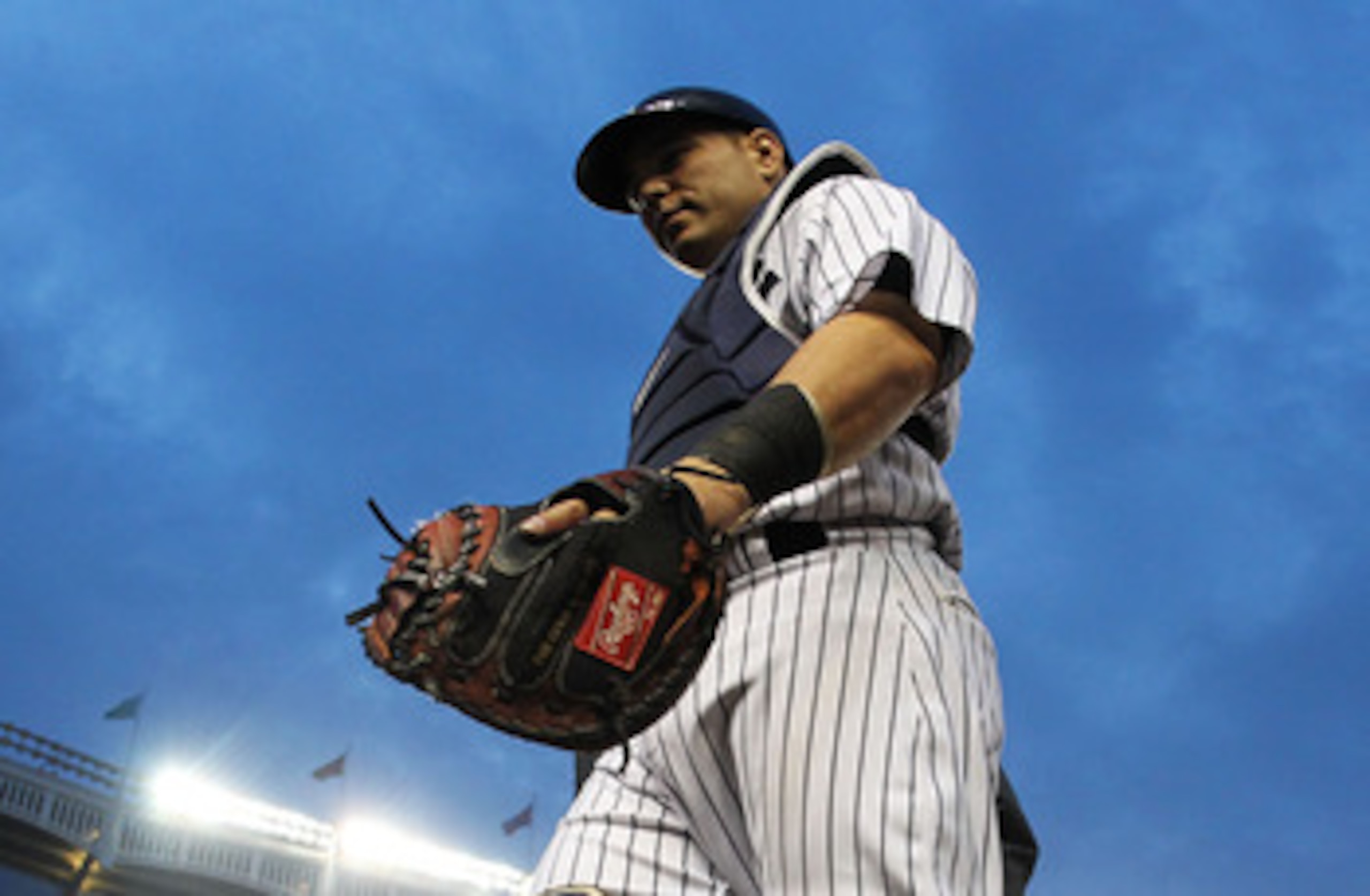 NEW YORK, NY - MAY 15: Russell Martin #55 of the New York Yankees in action during their game against the Boston Red Sox on May 15, 2011 at Yankee Stadium in the Bronx borough of New York City. (Photo by Al Bello/Getty Images) NEW YORK, NY - MAY 15: Russell Martin #55 of the New York Yankees in action during their game against the Boston Red Sox on May 15, 2011 at Yankee Stadium in the Bronx borough of New York City. (Photo by Al Bello/Getty Images)