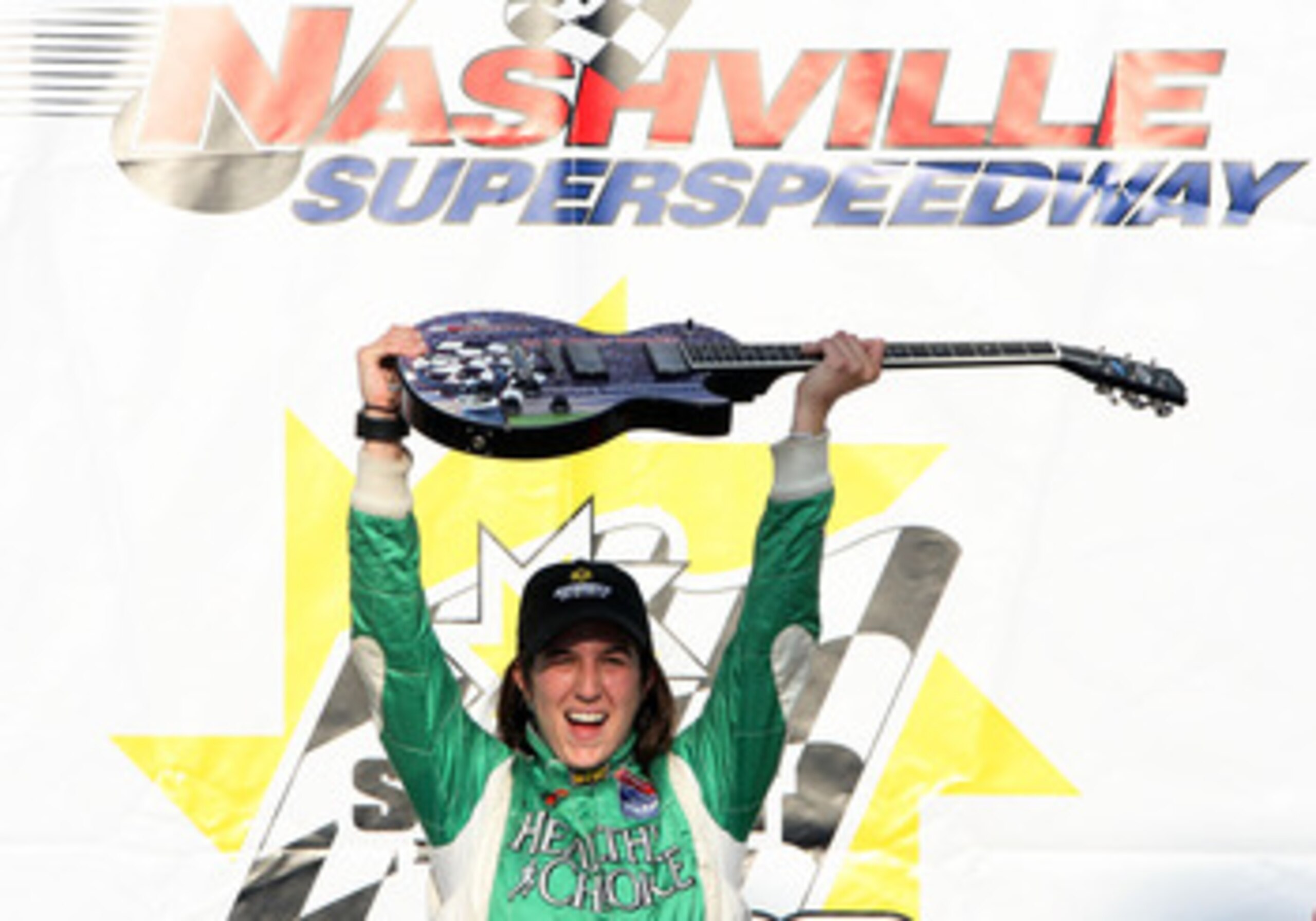 NASHVILLE, TN - JULY 12:  Ana Beatriz of Brazil driver of the #20 Sam Schmidt Motorsports Dallara Indy Light celebrates after winning the Firestone Indy Lights Sunbelt Rentals 100 on July 12, 2008 at the Nashville Superspeedway in Nashville, Tennessee.  (