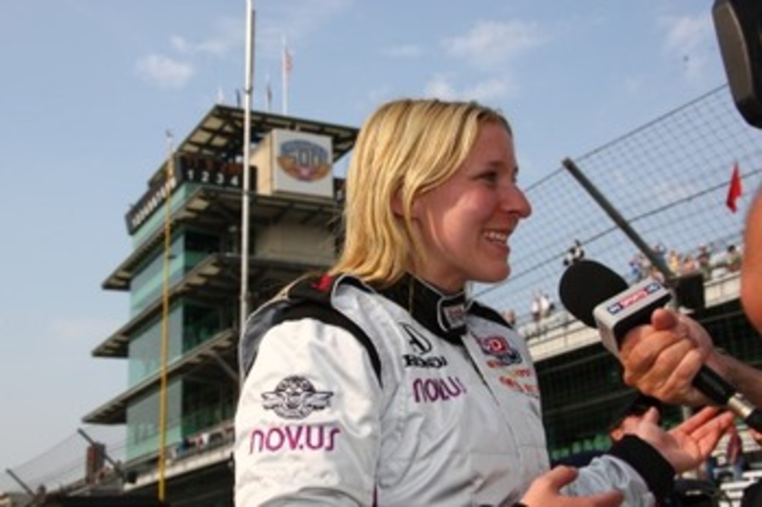Pippa Mann at Indy, May 2011/IndyCarMedia.com Pippa Mann at Indy, May 2011/IndyCarMedia.com