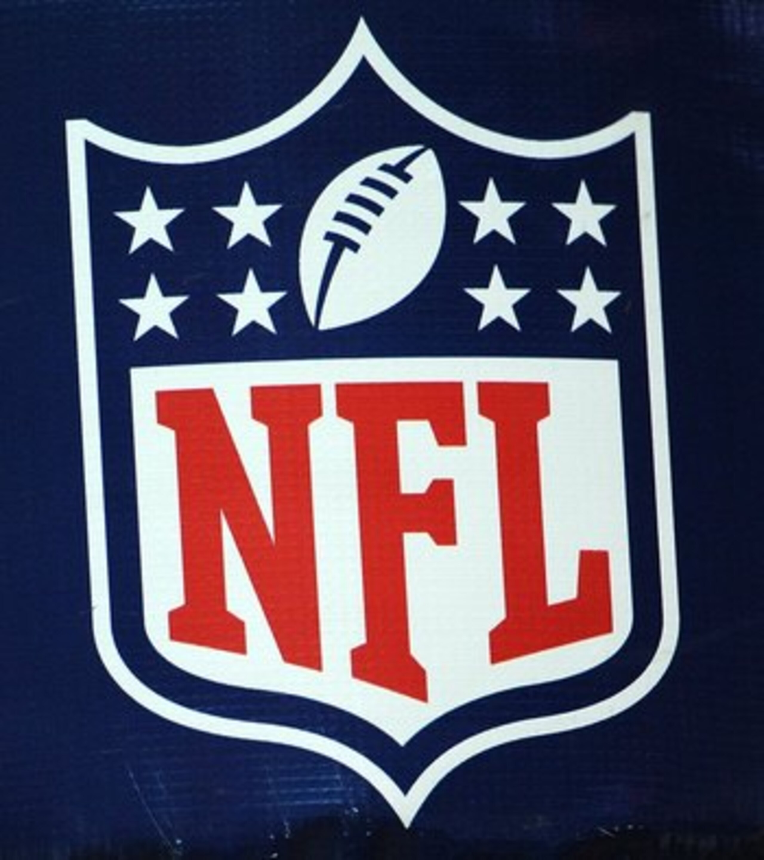 HOUSTON - NOVEMBER 09:  The NFL shield logo on the goal post during play between the Baltimore Ravens and the Houston Texans at Reliant Stadium on November 9, 2008 in Houston, Texas.  (Photo by Ronald Martinez/Getty Images)
