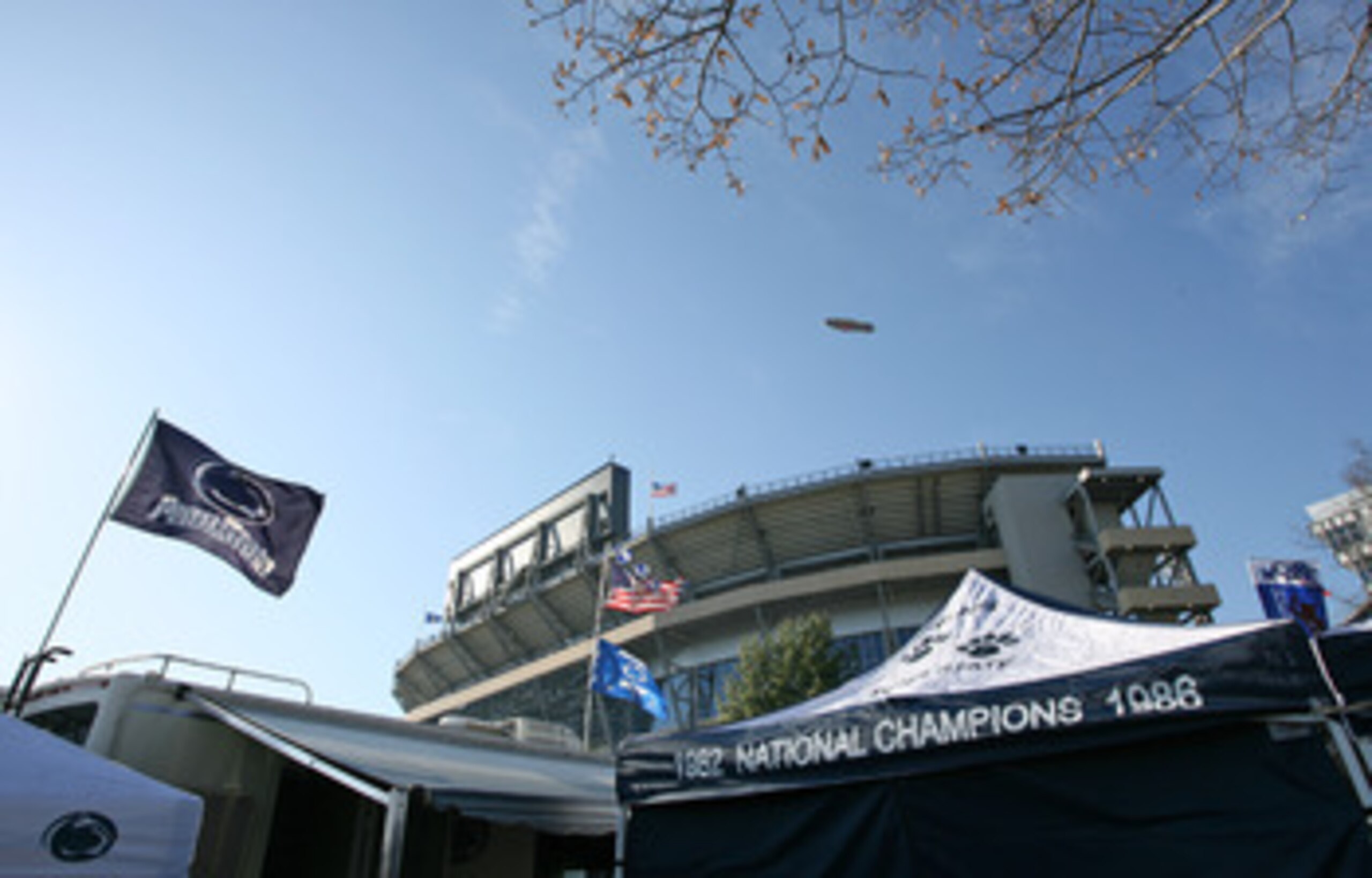 STATE COLLEGE, PA - NOVEMBER 7: A view of the south end of Beaver Stadium before a game between the Penn State Nittany Lions and the Ohio State Buckeyes on November 7, 2009 at Beaver Stadium in State College, Pennsylvania. (Photo by Hunter Martin/Getty Im