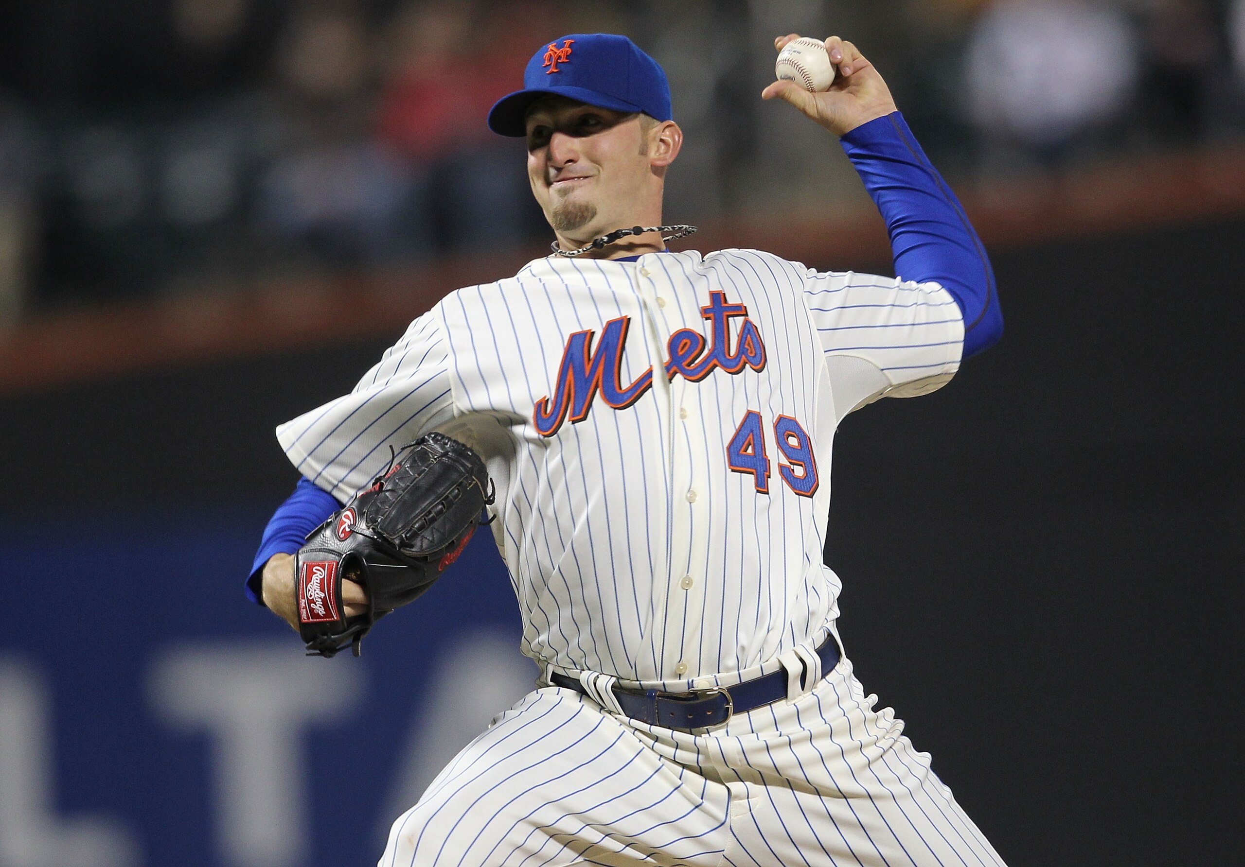 NEW YORK, NY - APRIL 19:  Jonathon Niese #49 of the New York Mets pitches against the Houston Astros at Citi Field on April 19, 2011 in the Flushing neighborhood of the Queens borough of New York City.  (Photo by Nick Laham/Getty Images)