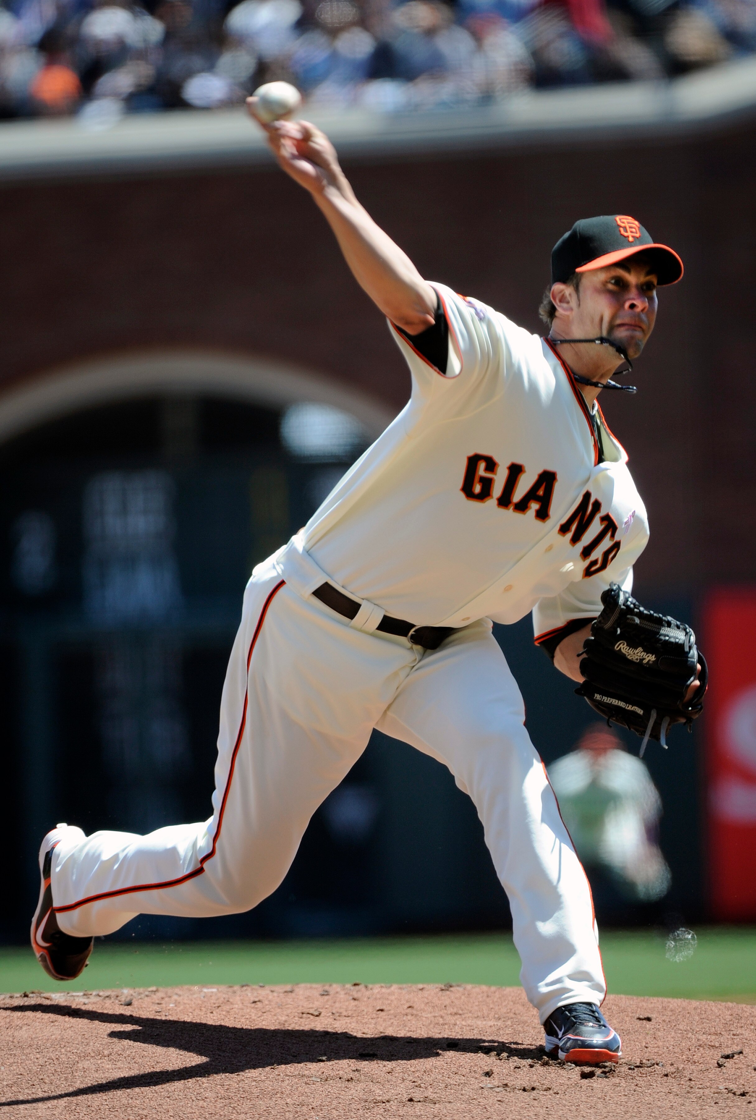 SAN FRANCISCO, CA - MAY 8: Ryan Vogelsong #32 of the San Francisco Giants pitches against Colorado Rockies during a MLB baseball game at AT&T Park May 8, 2011 in San Francisco, California. (Photo by Thearon W. Henderson/Getty Images)