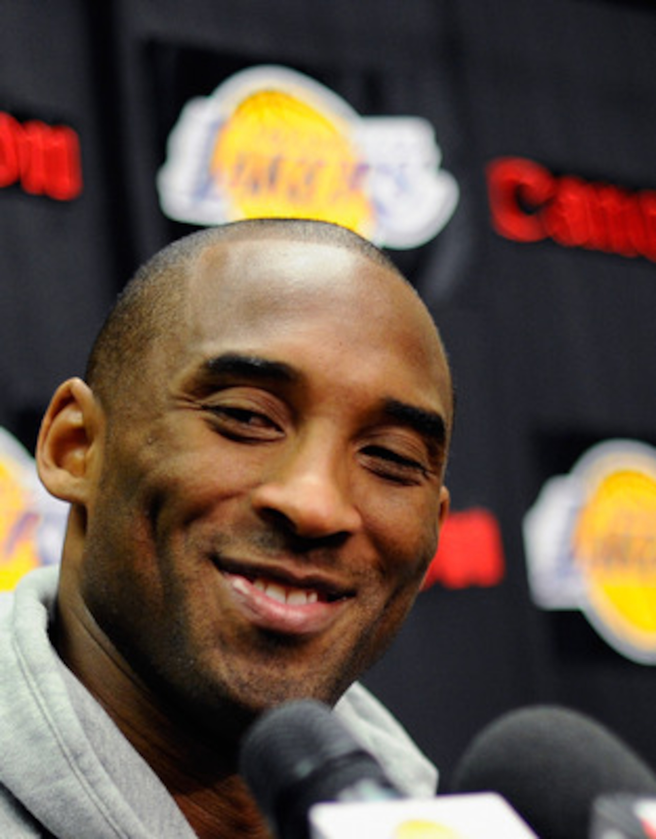 EL SEGUNDO, CA - MAY 11: Kobe Bryant #24 of the Los Angeles Lakers speaks during a news conference at the Lakers training facility on May 11, 2011 in El Segundo, California. The Lakers were swept out of their best of seven series with the Dallas Maverick EL SEGUNDO, CA - MAY 11: Kobe Bryant #24 of the Los Angeles Lakers speaks during a news conference at the Lakers training facility on May 11, 2011 in El Segundo, California. The Lakers were swept out of their best of seven series with the Dallas Maverick