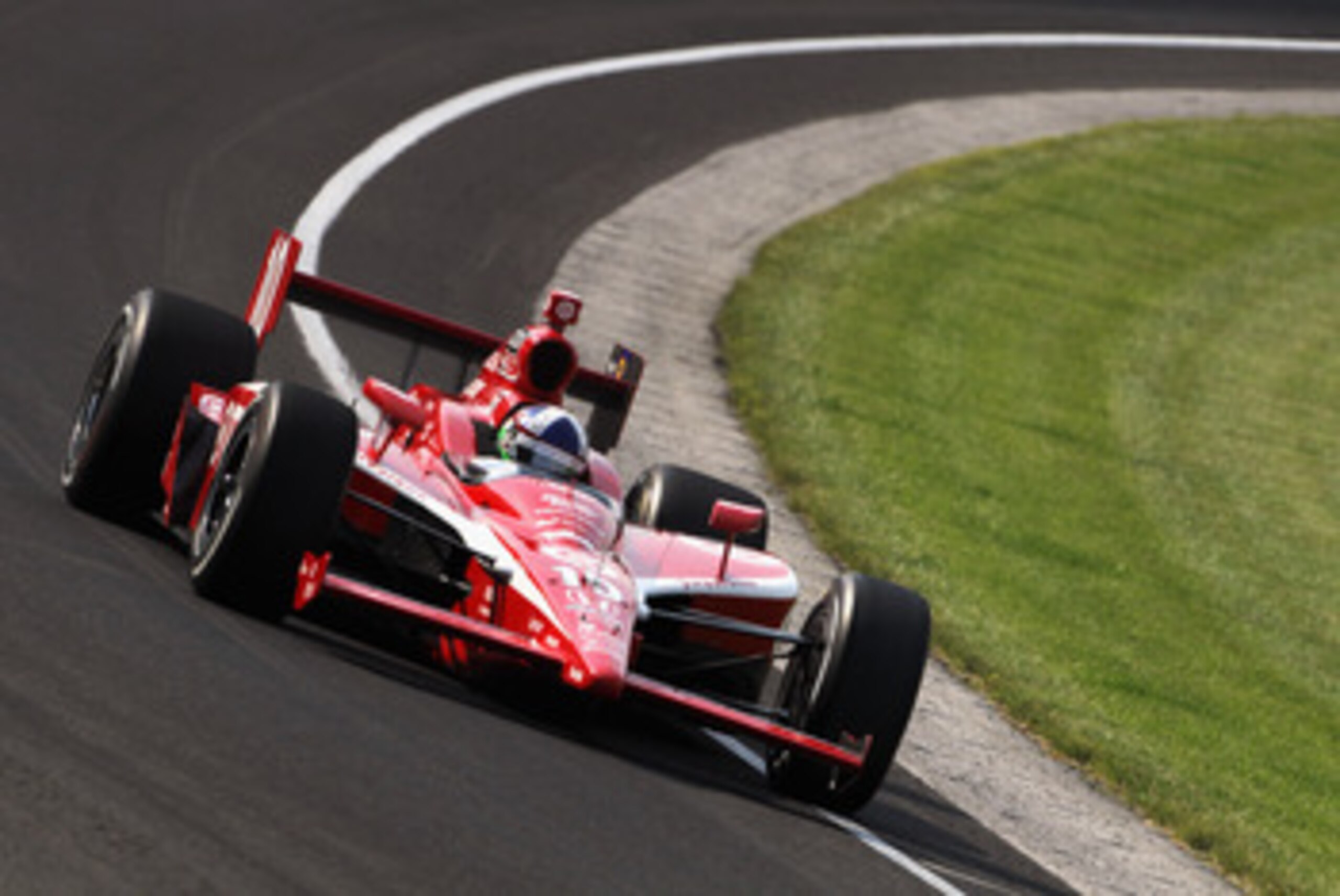 INDIANAPOLIS, IN - MAY 20:  Dario Franchitti, driver of the #10 Target Chip Ganassi Racing Dallara Honda, in action during practice for the Indianapolis 500 on May 20, 2011 at Indianapolis Motor Speedway in Indianapolis, Indiana.  (Photo by Jamie Squire/G