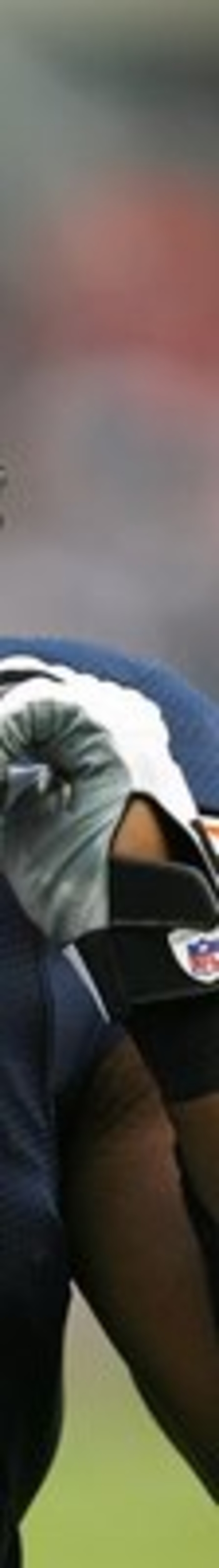 CHICAGO - AUGUST 22: Israel Idonije #71 of the Chicago Bears participates in warm-ups before a pre-season game against the New York Giants on August 22, 2009 at Soldier Field in Chicago, Illinois. The Bears defeated the Giants 17-3. (Photo by Jonathan Dan