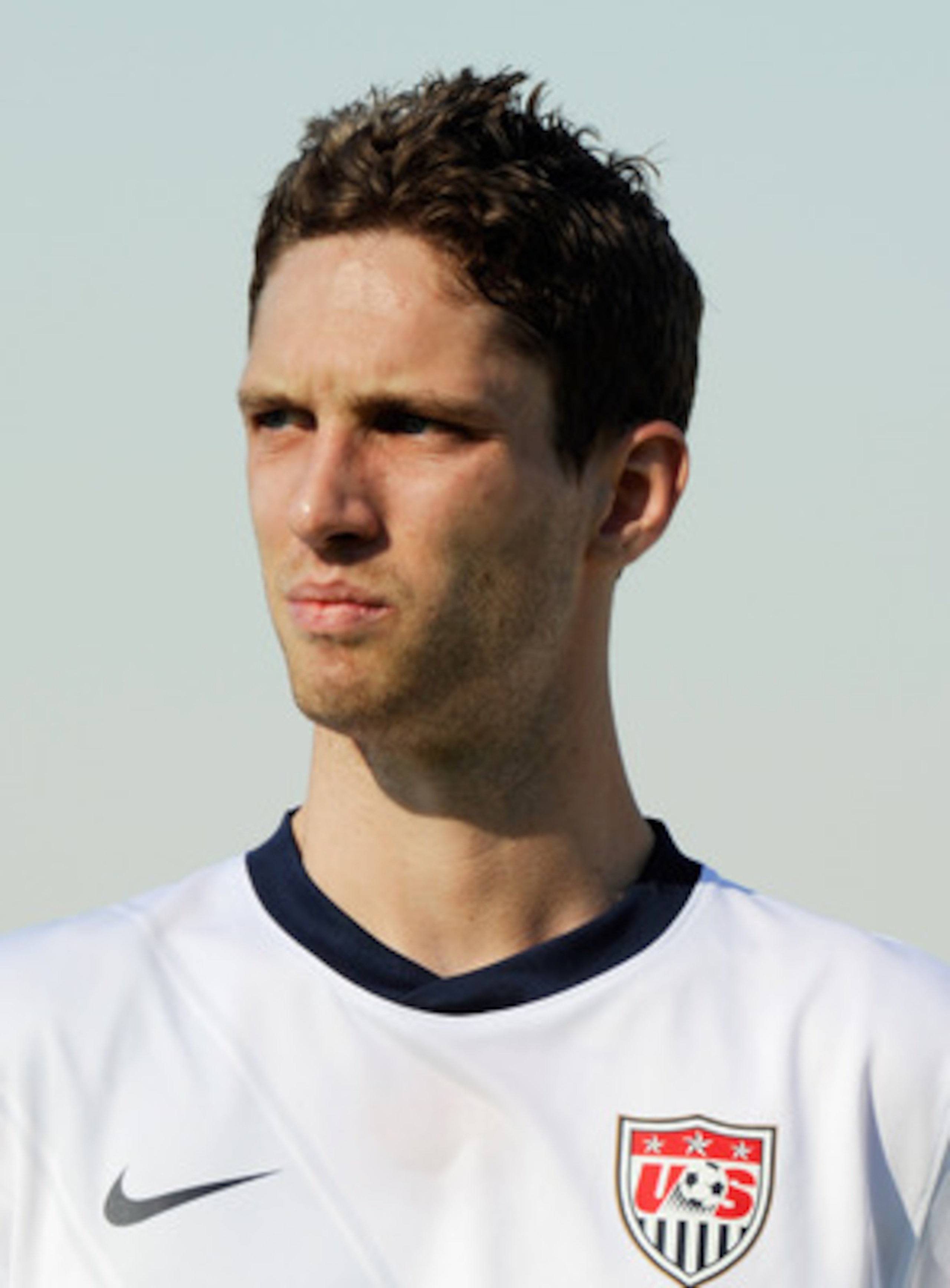 ROODEPOORT, SOUTH AFRICA - JUNE 05: Clarence Goodson of USA prior to the start of the 2010 FIFA World Cup Pre-Tournament match against  Australia at Ruimsig Stadium on June 5, 2010 in Roodepoort, South Africa. USA won, 3-1.  (Photo by Kevork Djansezian/Ge