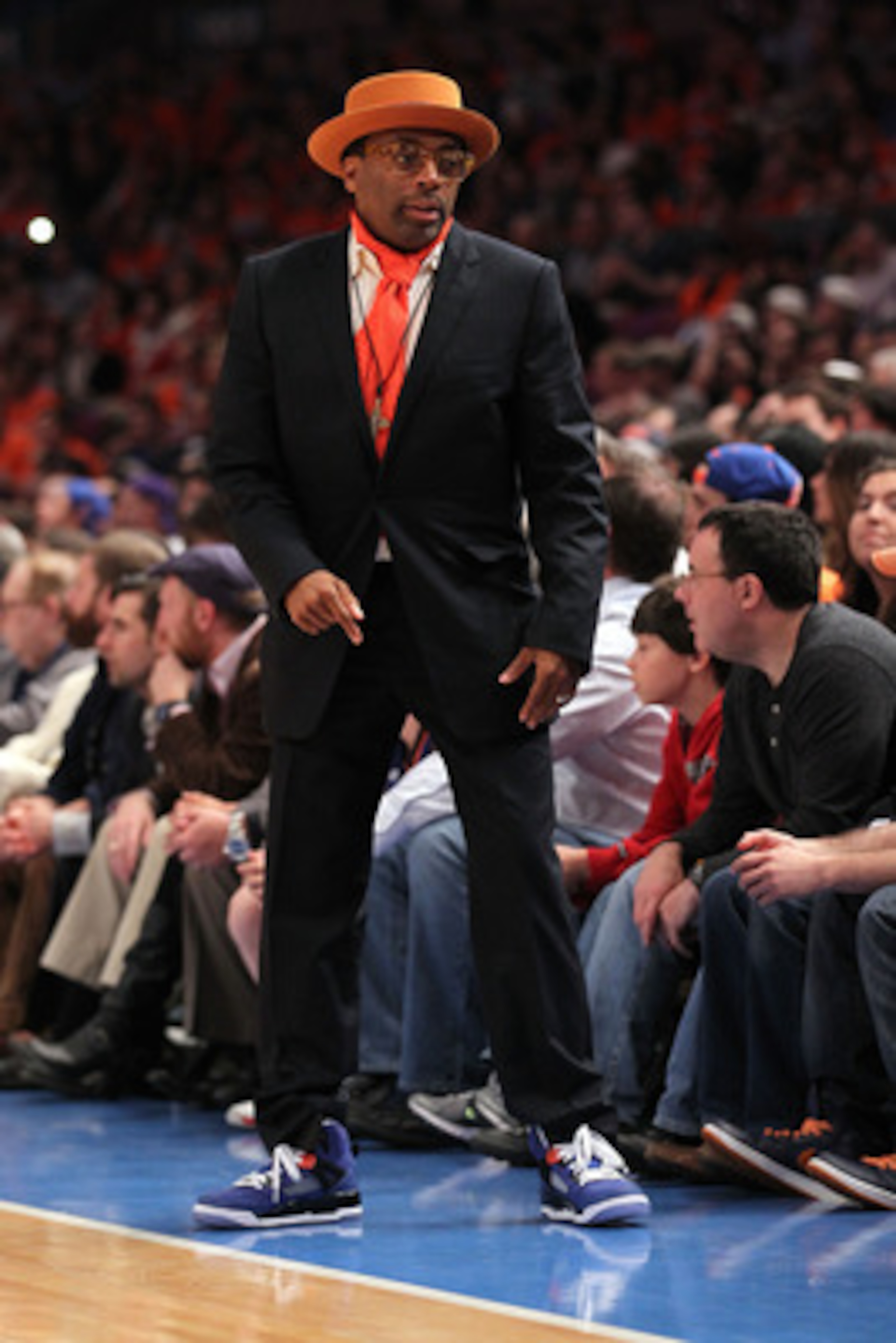 NEW YORK, NY - APRIL 24:  Director Spike Lee attends in Game Four of the Eastern Conference Quarterfinals between the New York Knicks and the Boston Celtics during the 2011 NBA Playoffs on April 24, 2011 at Madison Square Garden in New York City. NOTE TO 