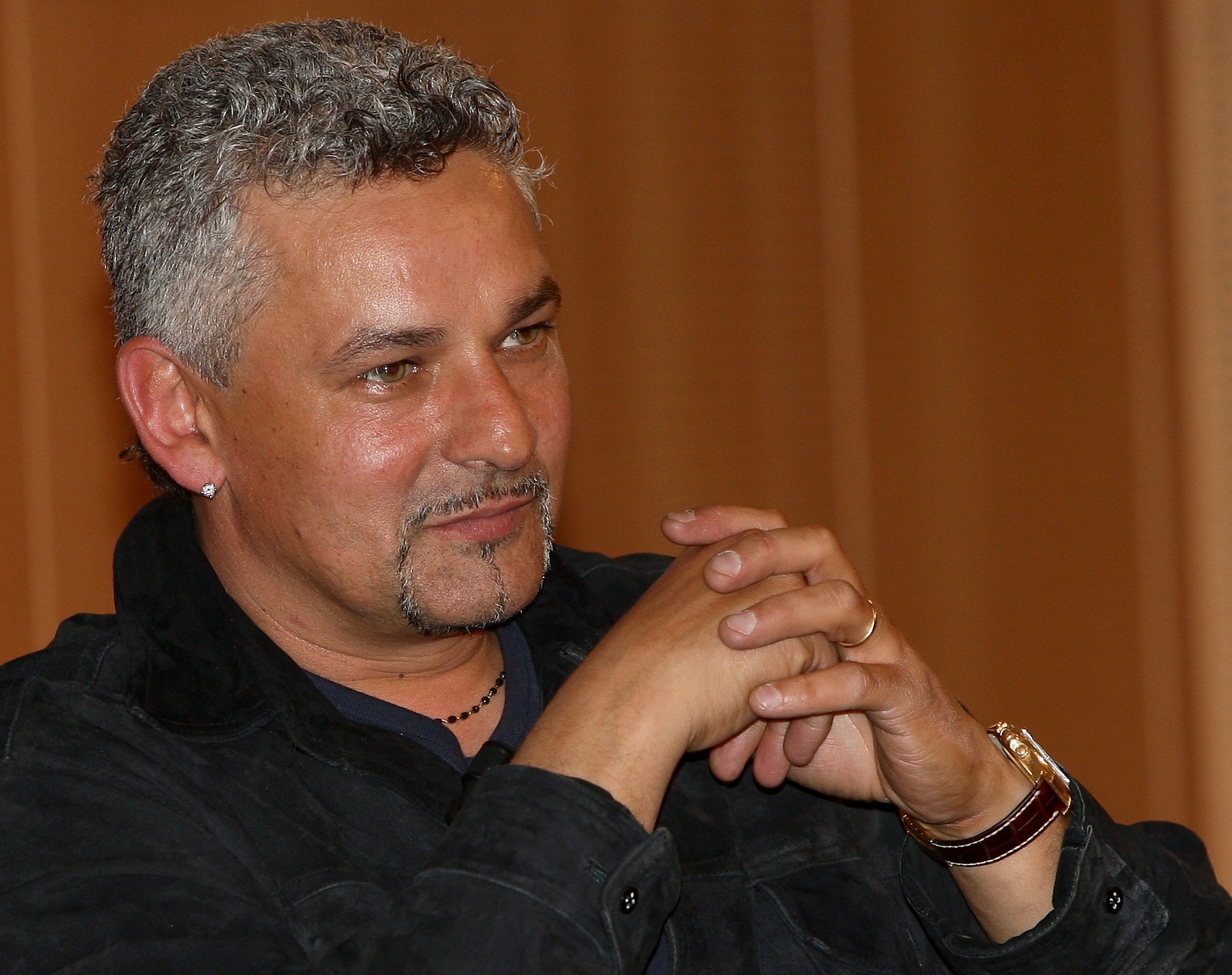 MILAN, ITALY - APRIL 21:  Roberto Baggio attends 'Attaccante Nato' Book Launch held at Sala Buzzati on April 21, 2010 in Milan, Italy.  (Photo by Vittorio Zunino Celotto/Getty Images)