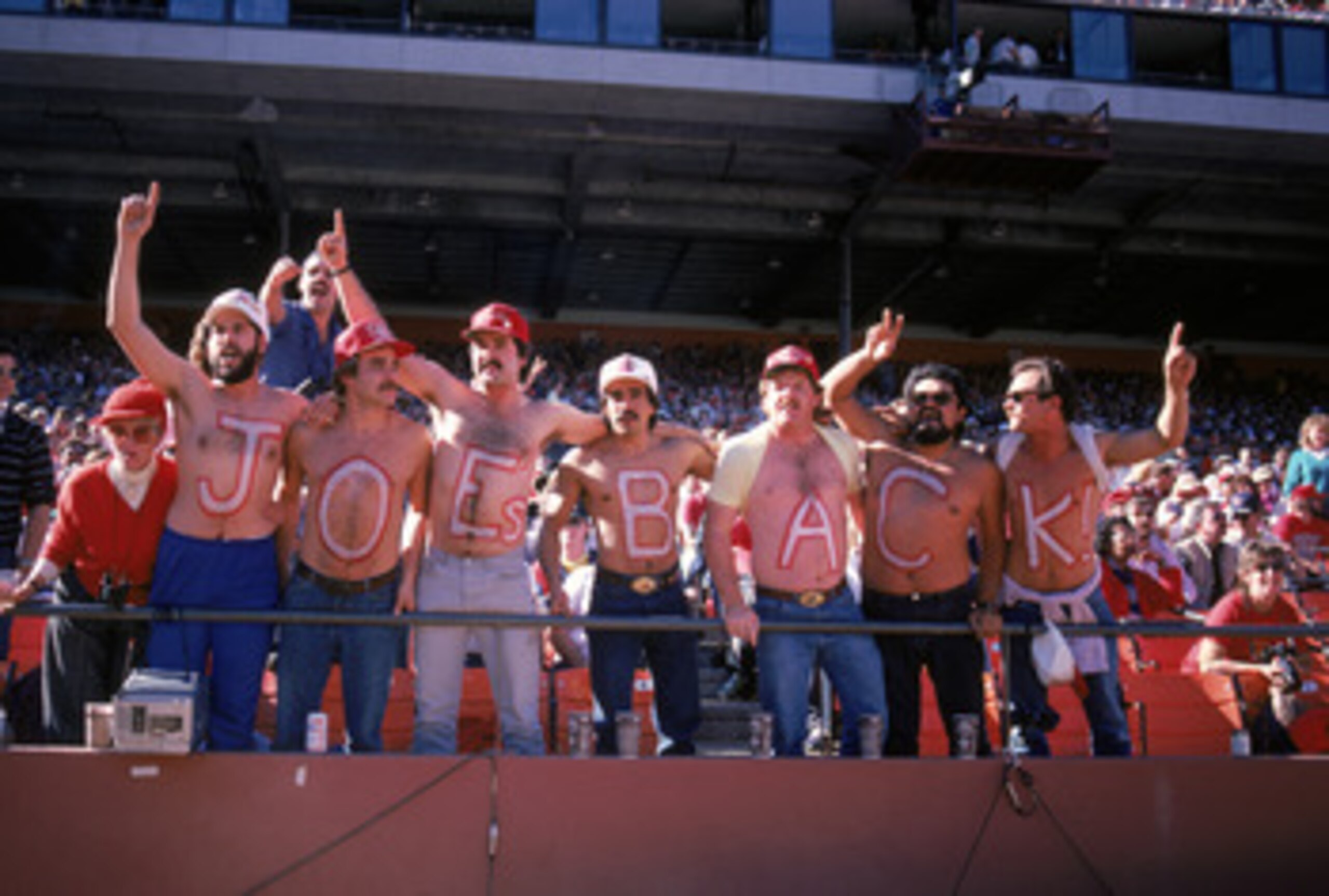 SAN FRANCISCO - NOVEMBER 9:  Fans support quarterback Joe Montana #16 of the San Francisco 49ers during the game against St. Louis Cardinals on November 9, 1986 at Candlestick Park in San Francisco, California. The 49ers won 43-17. (Photo by George Rose/G