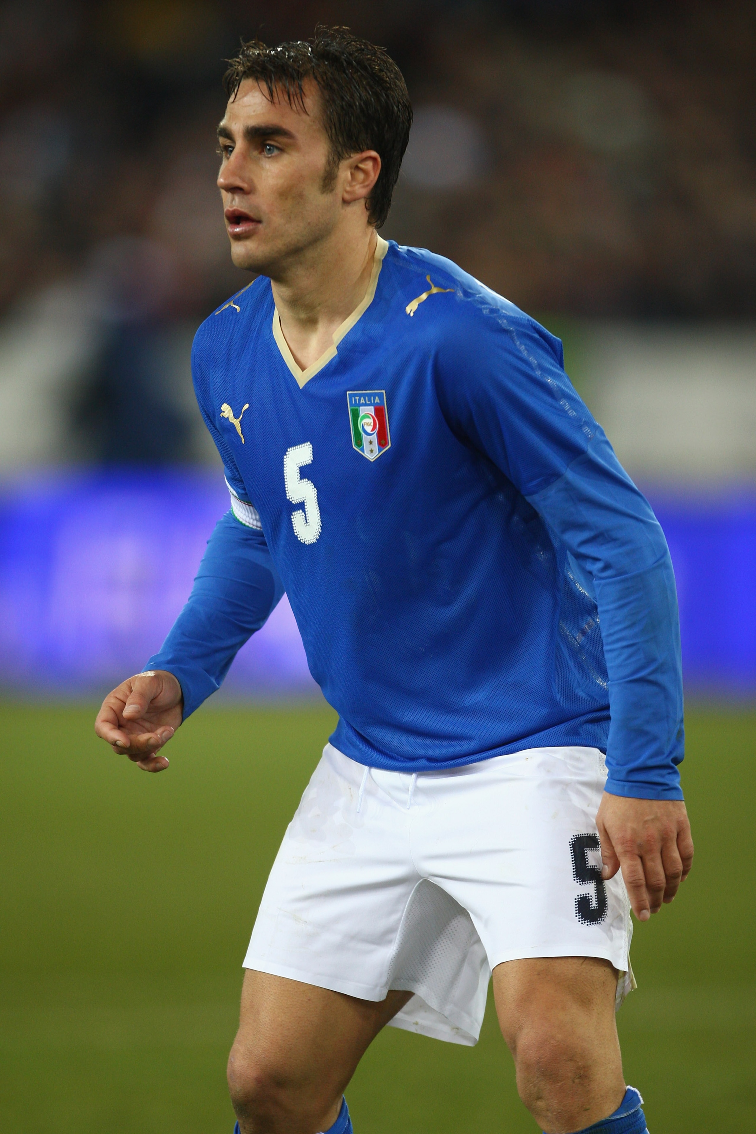 ZURICH, SWITZERLAND - FEBRUARY 06:  Fabio Cannavaro of Italy   is seen during  the International Friendly match between Italy and Portugal at the Letzigrund Stadium on February 6, 2008 in Zurich, Switzerland.  (Photo by Michael Steele/Getty Images)