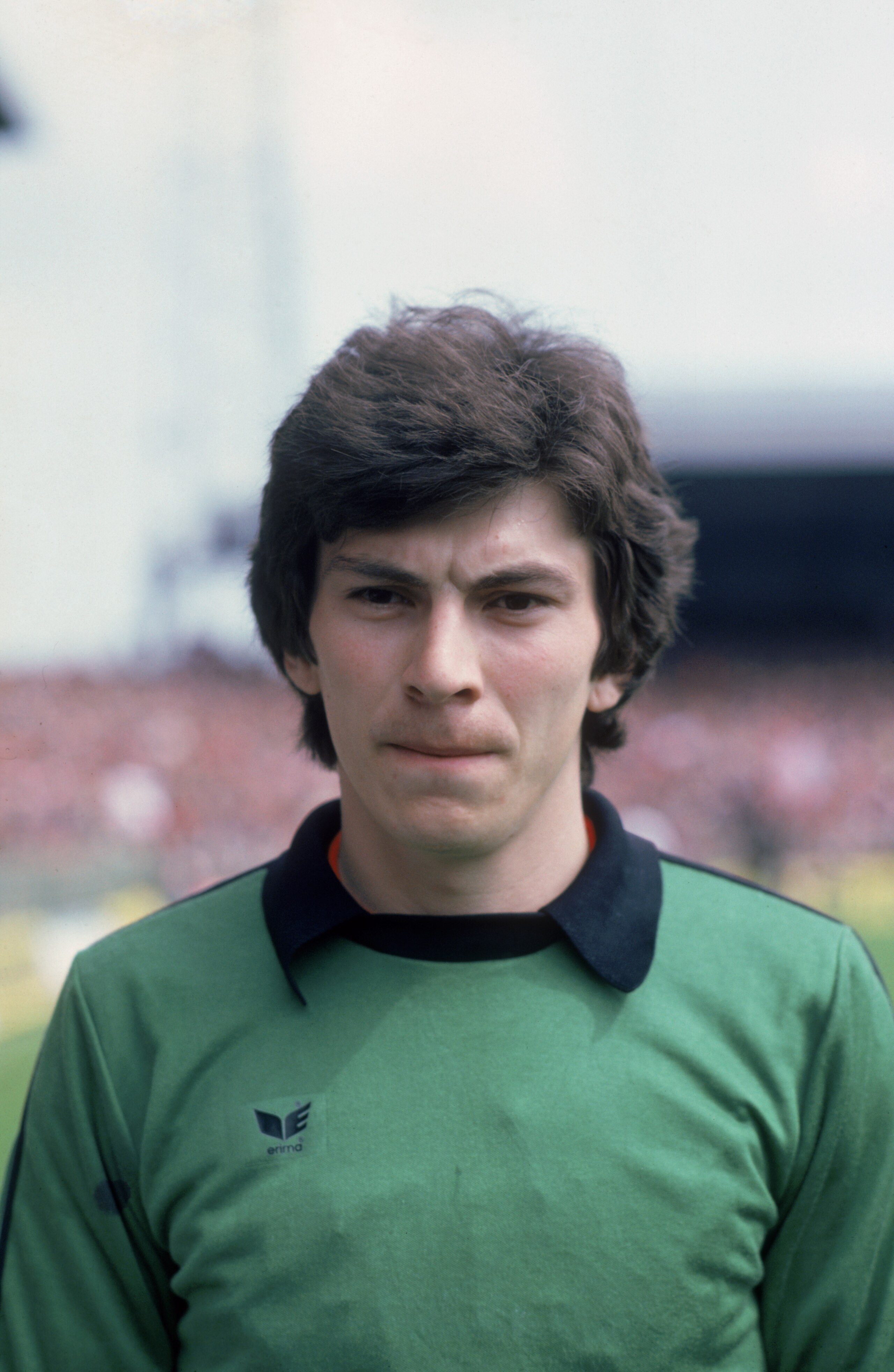 Russian goalkeeper with Spartak Moscow and the Soviet national team Rinat Dasayev, June 1981. (Photo by Duncan Raban/Getty Images)