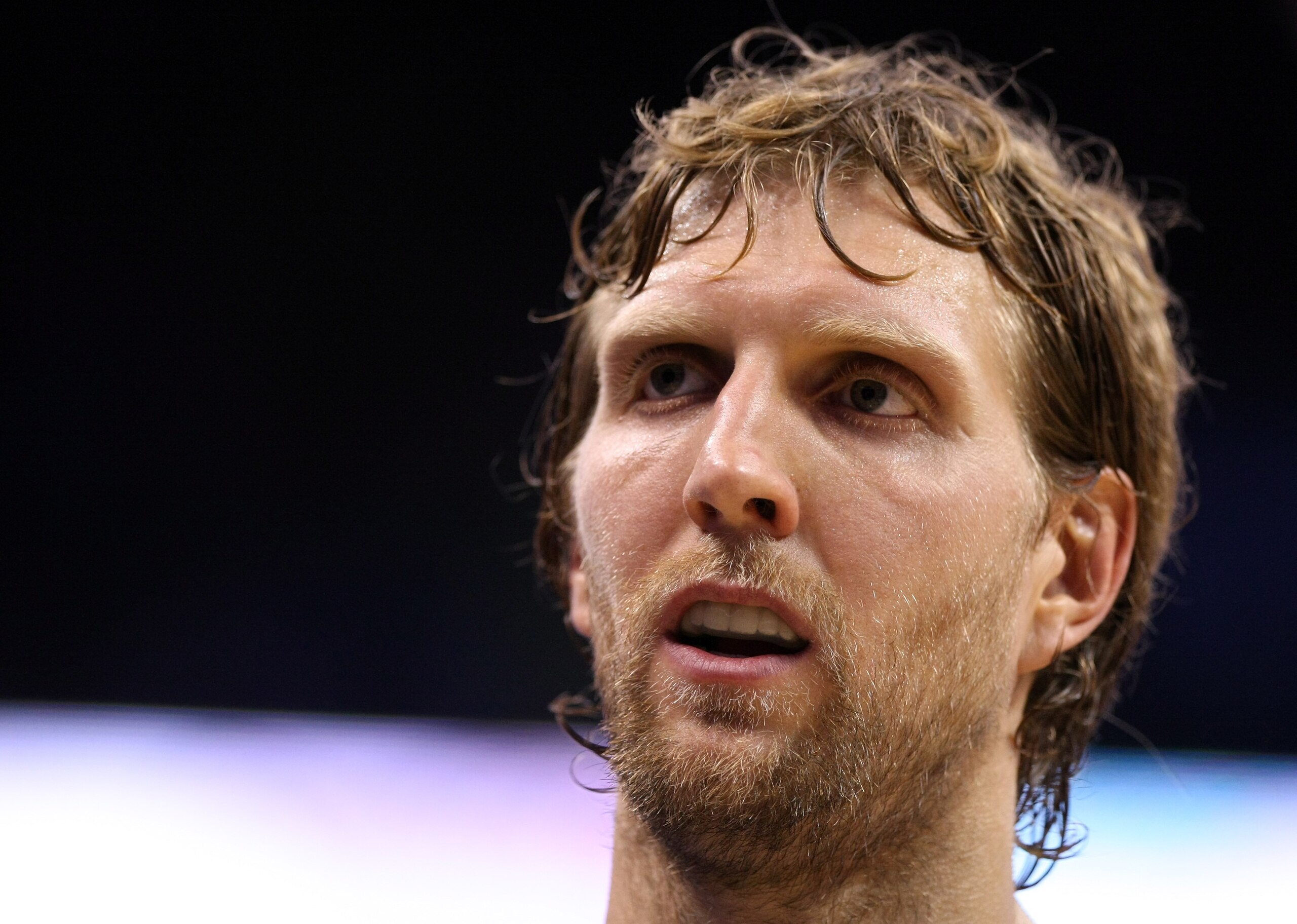 OKLAHOMA CITY, OK - MAY 23:  Dirk Nowitzki #41 of the Dallas Mavericks looks on in overtime while taking on the Oklahoma City Thunder in Game Four of the Western Conference Finals during the 2011 NBA Playoffs at Oklahoma City Arena on May 23, 2011 in Okla
