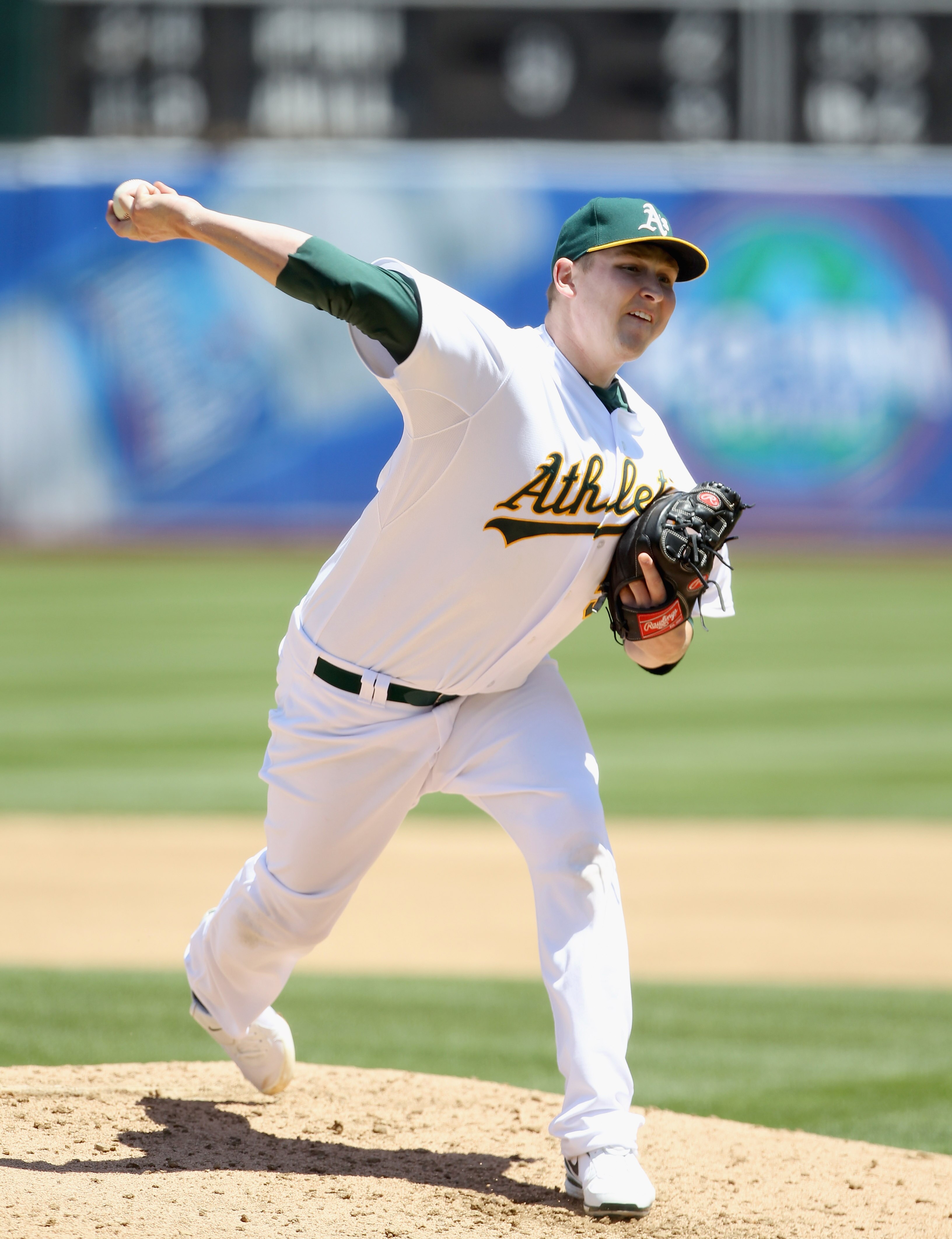 OAKLAND, CA - MAY 15: Trevor Cahill #53 of the Oakland Athletics pitches against the Chicago White Sox at Oakland-Alameda County Coliseum on May 15, 2011 in Oakland, California. (Photo by Ezra Shaw/Getty Images) OAKLAND, CA - MAY 15: Trevor Cahill #53 of the Oakland Athletics pitches against the Chicago White Sox at Oakland-Alameda County Coliseum on May 15, 2011 in Oakland, California. (Photo by Ezra Shaw/Getty Images)