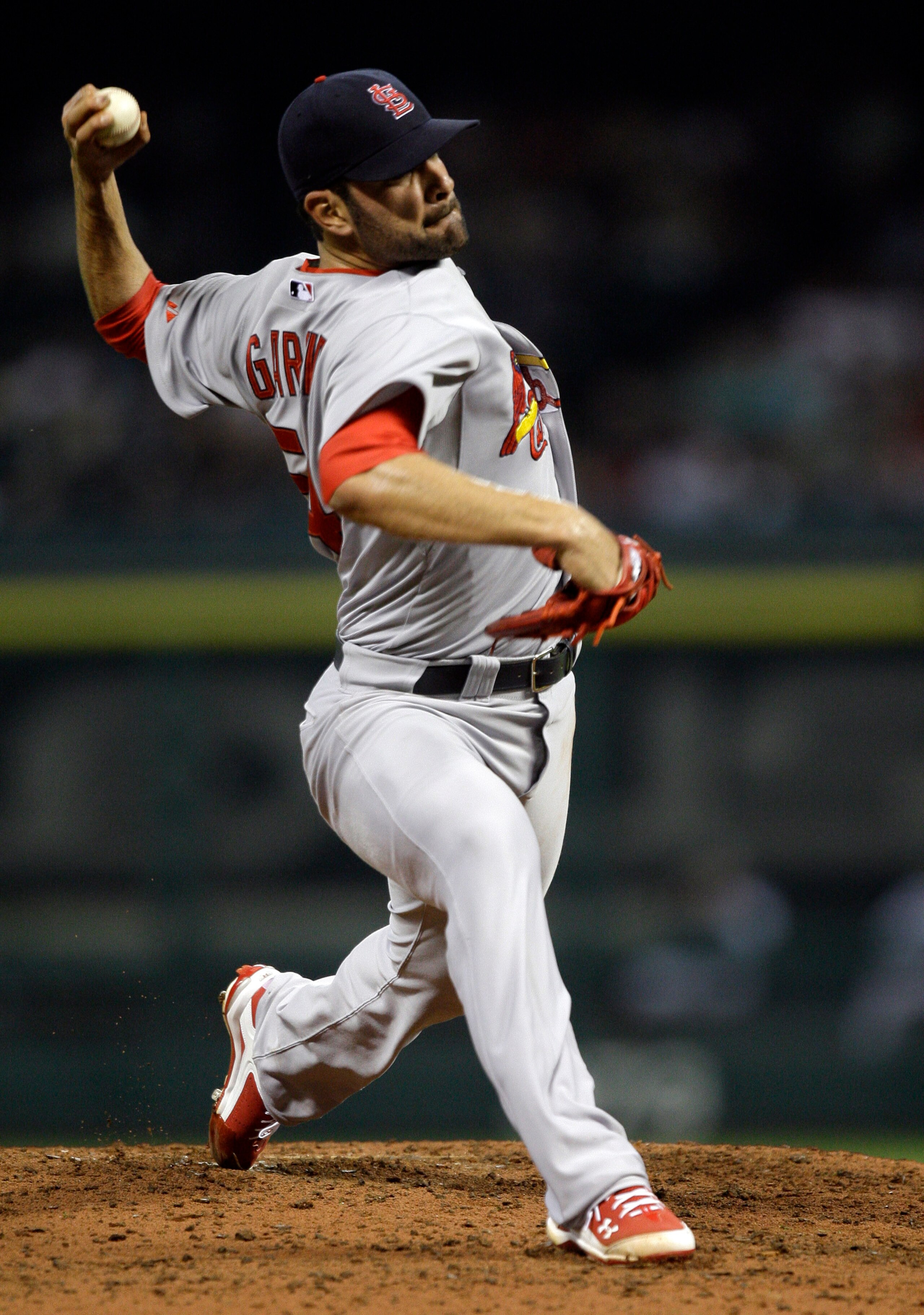 HOUSTON - APRIL 26:  Pitcher Jaime Garcia #54 of the St. Louis Cardinals throws against the Houston Astros at Minute Maid Park on April 26, 2011 in Houston, Texas.  (Photo by Bob Levey/Getty Images)