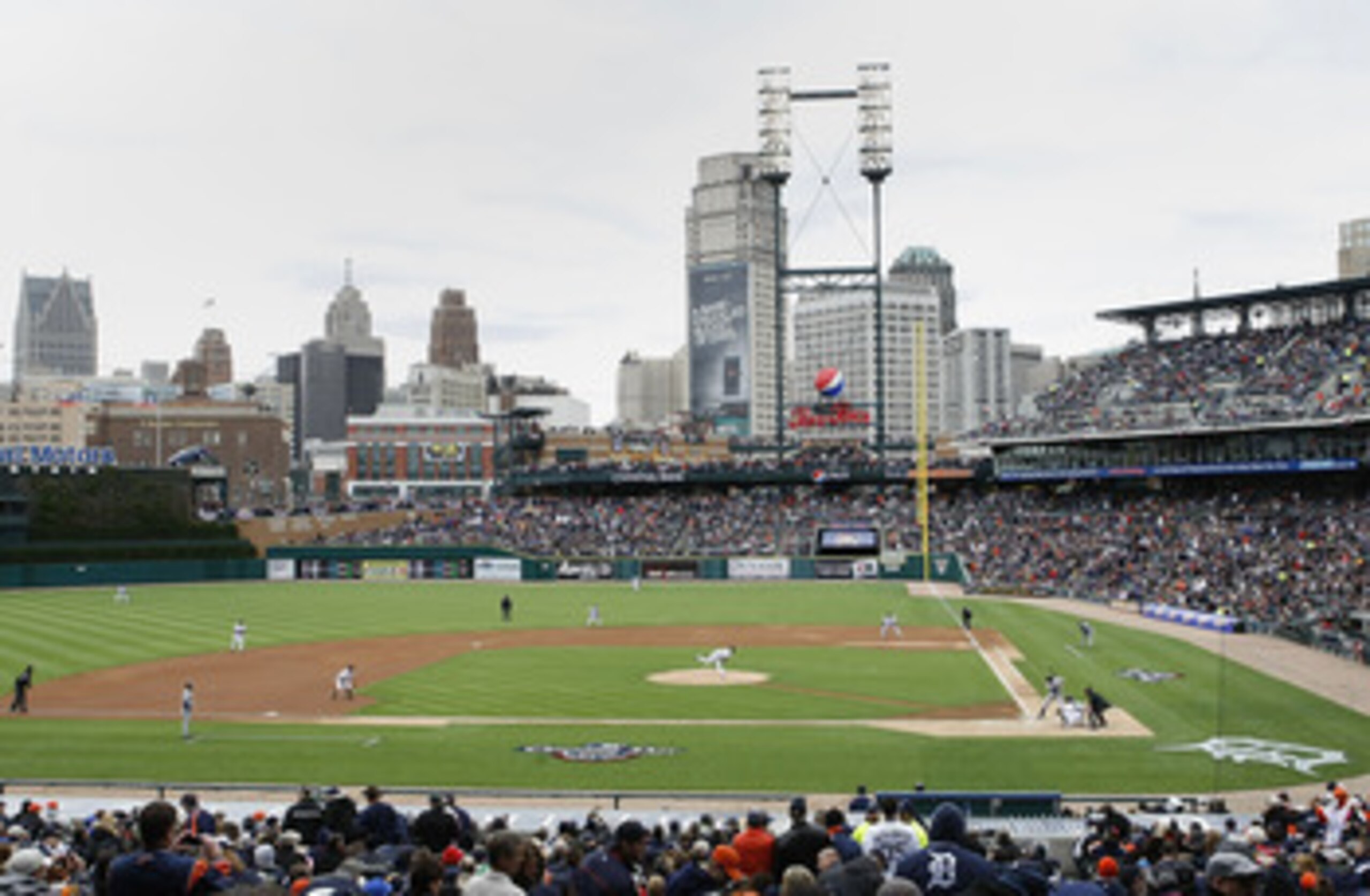 DETROIT - APRIL 09: Rick Porcello #48 of the Detroit Tigers throws the first pitch of the 2010 season to Asdrubal Cabrera #13 of the Cleveland Indians during Opening Day on April 9, 2010 at Comerica Park in Detroit, Michigan. (Photo by Gregory Shamus/Get DETROIT - APRIL 09: Rick Porcello #48 of the Detroit Tigers throws the first pitch of the 2010 season to Asdrubal Cabrera #13 of the Cleveland Indians during Opening Day on April 9, 2010 at Comerica Park in Detroit, Michigan. (Photo by Gregory Shamus/Get