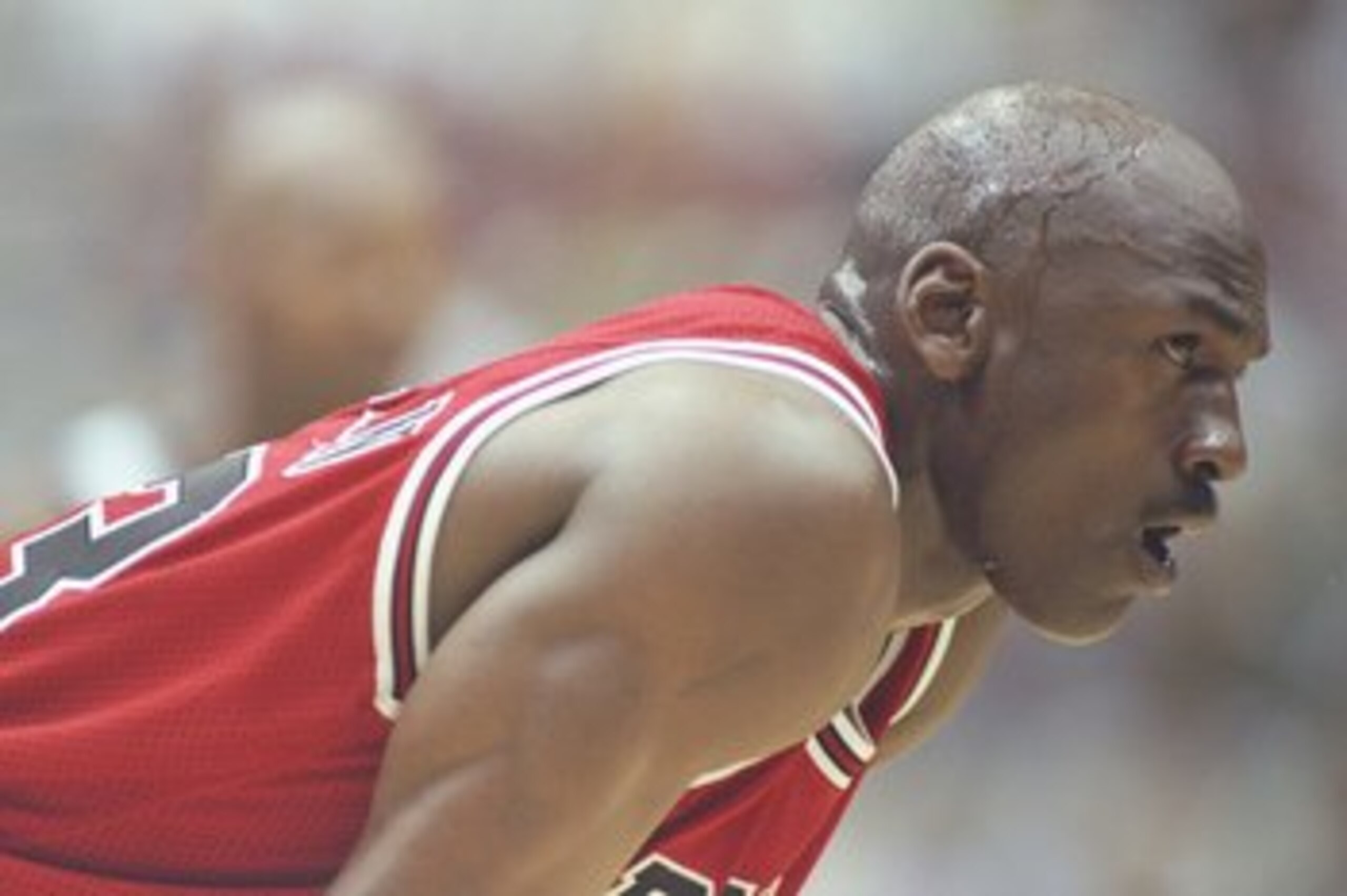 8 Jun 1997:  Michael Jordan of the Chicago Bulls during the Bulls78-73 loss to the Utah Jazz in Game 4 of the NBA Finals at the Delta Center in Salt Lake City, Utah. Mandatory Credit: Brian Bahr  /Allsport