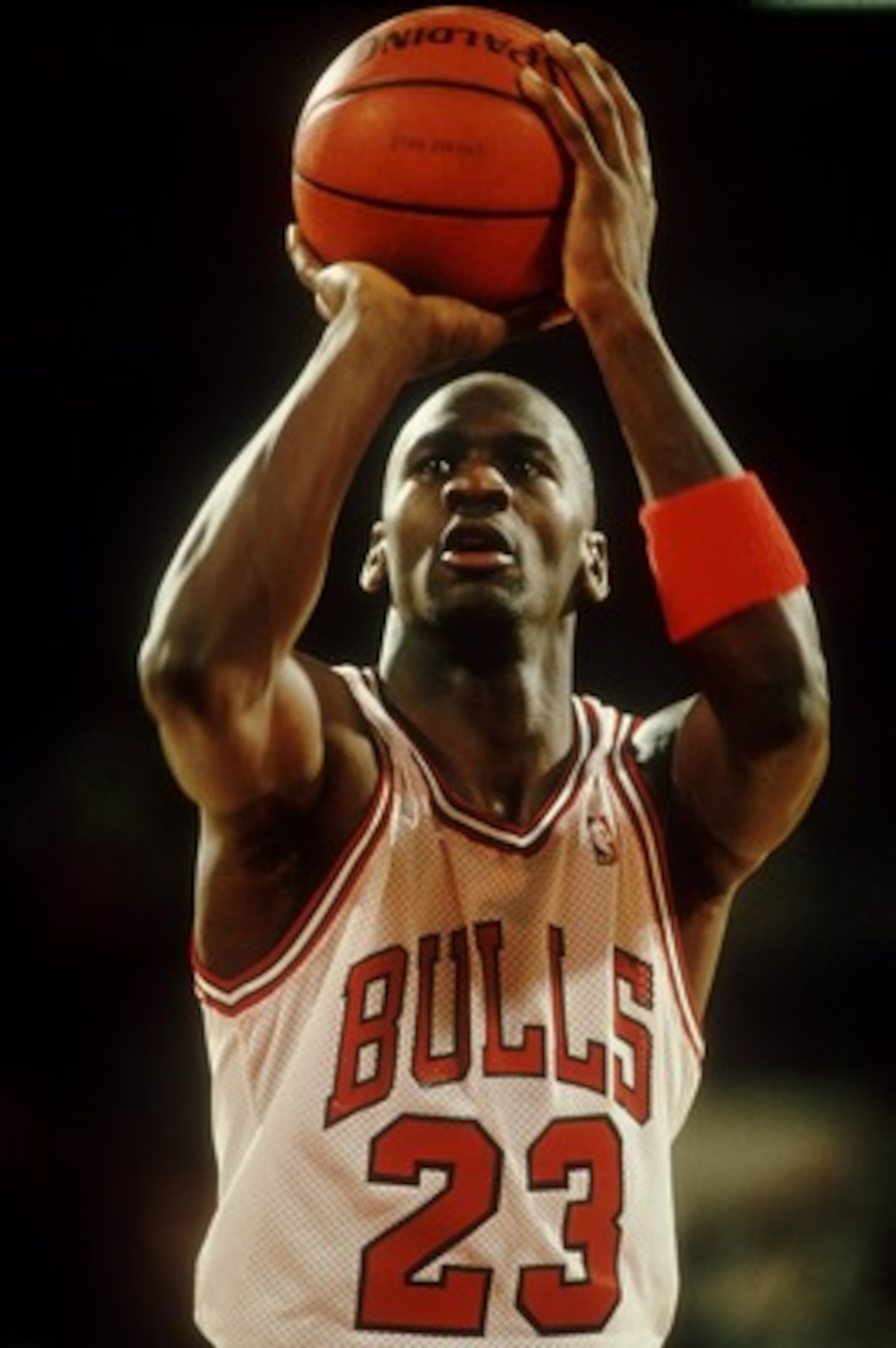 Michael Jordan at the free throw line during the 1988-89 season. Mandatory Credit: Jonathan Daniel/ALLSPORT