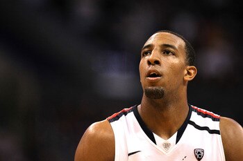 LOS ANGELES, CA - MARCH 12:  Derrick Williams #23 of the Arizona Wildcats shoots a free throw while taking on the Washington Huskies in the championship game of the 2011 Pacific Life Pac-10 Men's Basketball Tournament at Staples Center on March 12, 2011 i