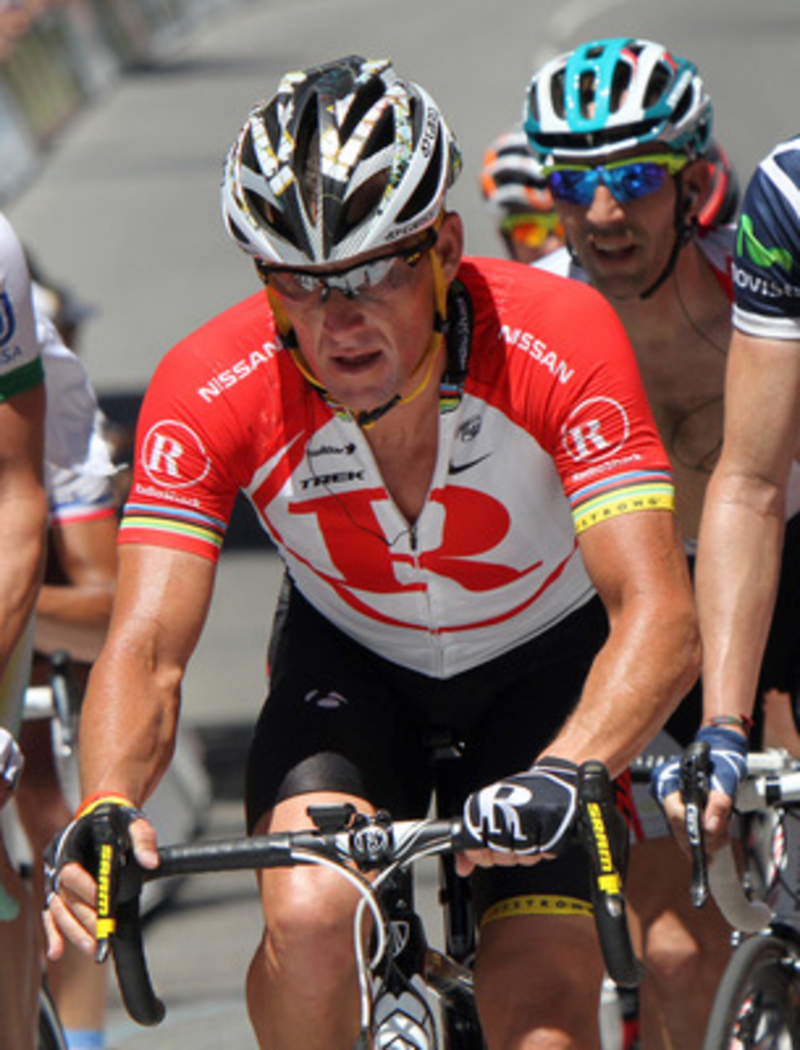 ADELAIDE, AUSTRALIA - JANUARY 20: Lance Armstrong of the USA and Team Radio Shack compete during Stage Three of the 2011 Tour Down Under on January 20, 2011 in Adelaide, Australia. (Photo by Morne de Klerk/Getty Images) ADELAIDE, AUSTRALIA - JANUARY 20: Lance Armstrong of the USA and Team Radio Shack compete during Stage Three of the 2011 Tour Down Under on January 20, 2011 in Adelaide, Australia. (Photo by Morne de Klerk/Getty Images)