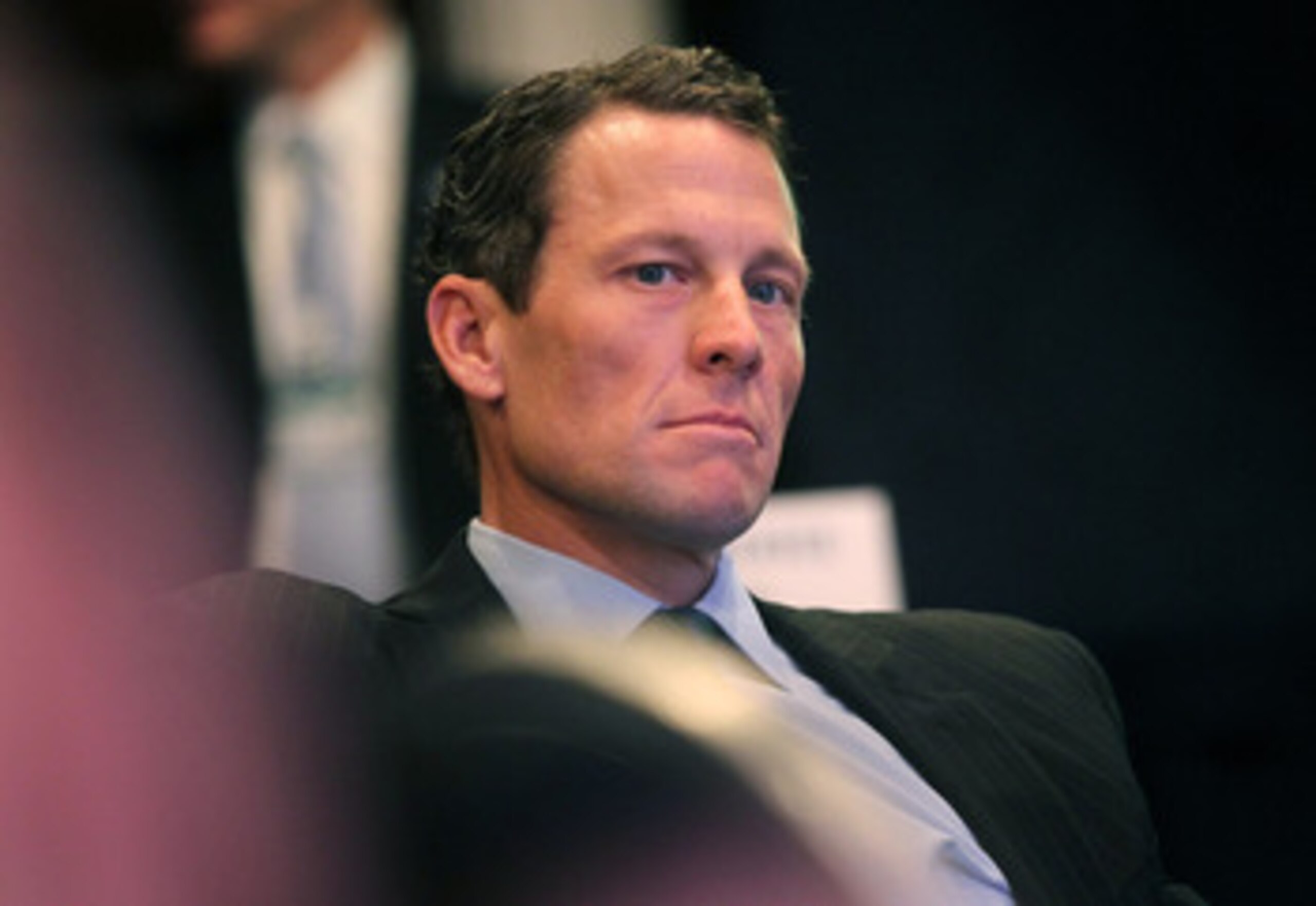 NEW YORK - SEPTEMBER 22: Lance Armstrong, cyclist and founder and chairman of LIVESTRONG, looks on during the annual Clinton Global Initiative (CGI) September 22, 2010 in New York City. The sixth annual meeting of the CGI gathers prominent individuals in NEW YORK - SEPTEMBER 22: Lance Armstrong, cyclist and founder and chairman of LIVESTRONG, looks on during the annual Clinton Global Initiative (CGI) September 22, 2010 in New York City. The sixth annual meeting of the CGI gathers prominent individuals in