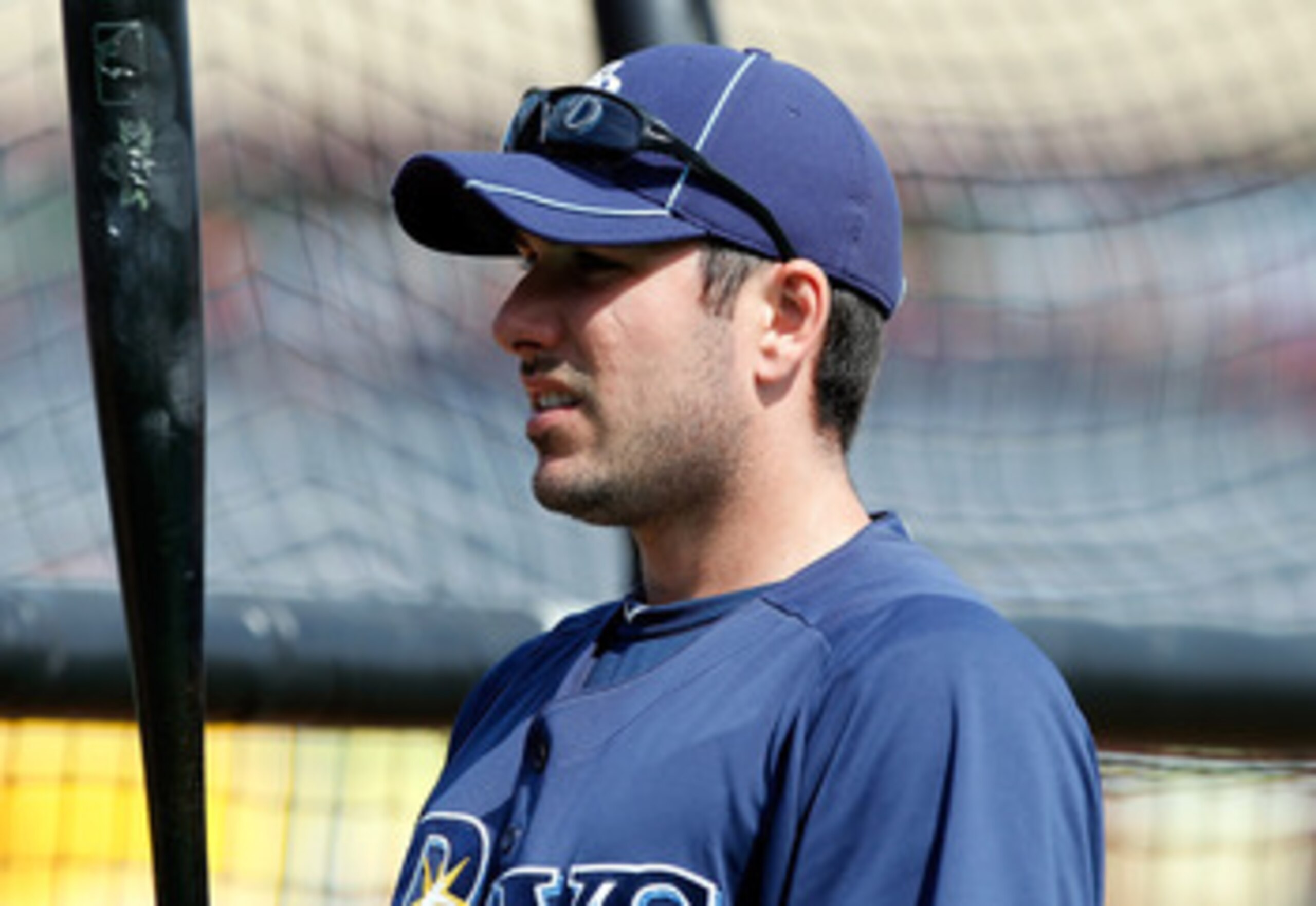 CLEARWATER, FL - MARCH 06: Outfielder Matt Joyce #20 of the Tampa Bay Rays takes batting practice before the start of the Grapefruit League Spring Training Game against the Philadelphia Phillies at Bright House Field on March 6, 2011 in Sarasota, Florida CLEARWATER, FL - MARCH 06: Outfielder Matt Joyce #20 of the Tampa Bay Rays takes batting practice before the start of the Grapefruit League Spring Training Game against the Philadelphia Phillies at Bright House Field on March 6, 2011 in Sarasota, Florida
