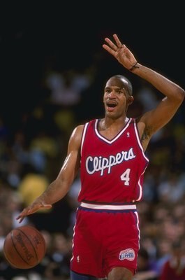 1990-1991:  Guard Ron Harper of the Los Angeles Clippers in action. Mandatory Credit: Ken Levine  /Allsport