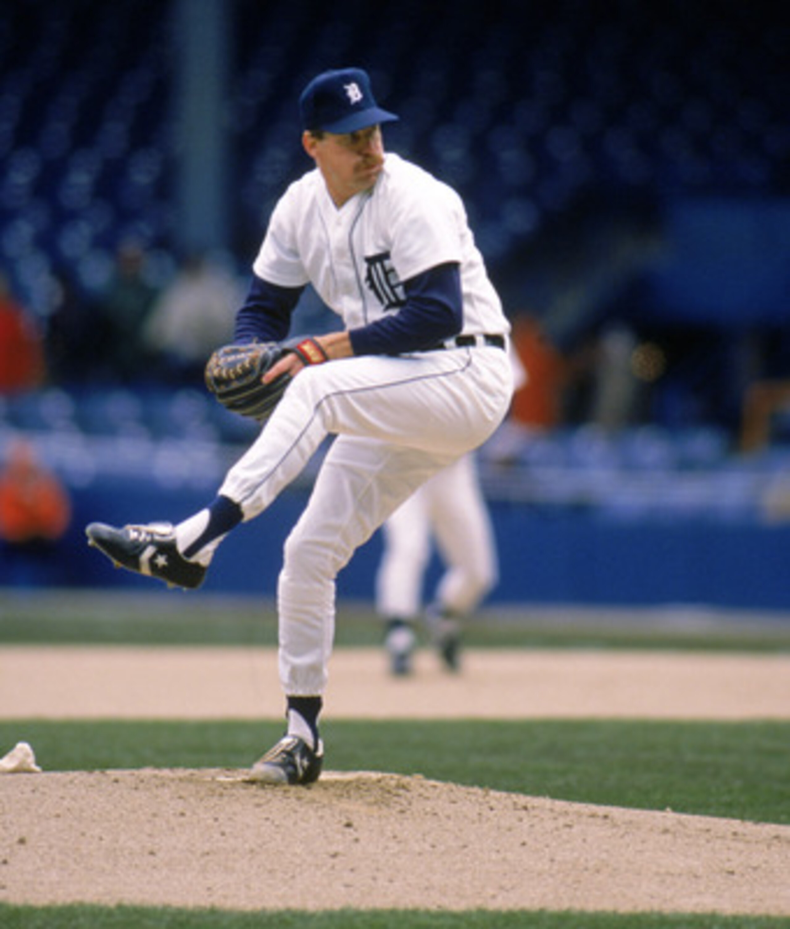 DETROIT - 1989: Jack Morris #47 of the Detroit Tigers winds up for a pitch during a game in 1989 at Tiger Stadium in Detroit, Michigan. (Photo by Rick Stewart/Getty Images) DETROIT - 1989: Jack Morris #47 of the Detroit Tigers winds up for a pitch during a game in 1989 at Tiger Stadium in Detroit, Michigan. (Photo by Rick Stewart/Getty Images)