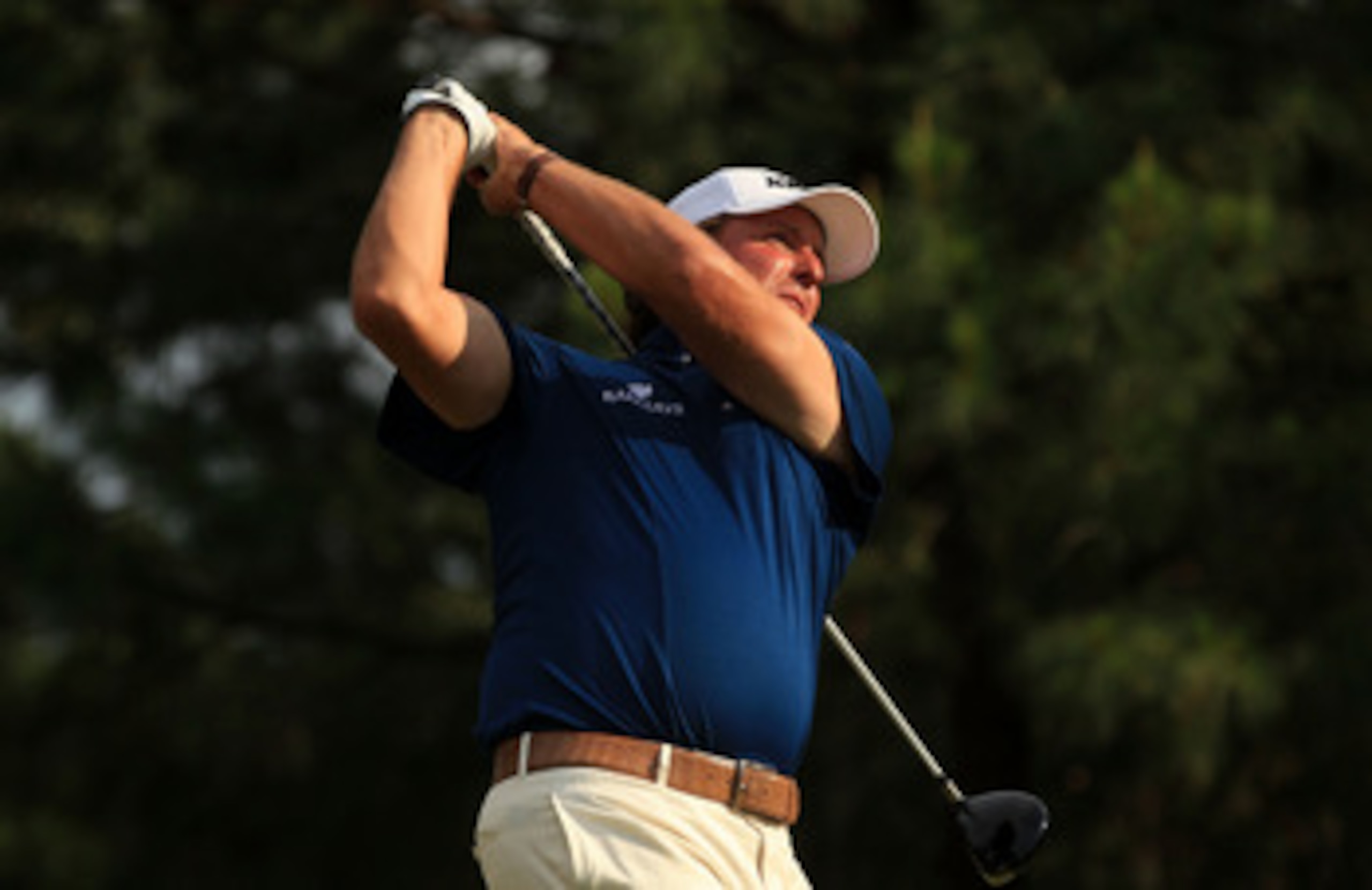 PONTE VEDRA BEACH, FL - MAY 14:  Phil Mickelson watches his tee shot on the ninth hole during the third round of THE PLAYERS Championship held at THE PLAYERS Stadium course at TPC Sawgrass on May 14, 2011 in Ponte Vedra Beach, Florida.  (Photo by Streeter