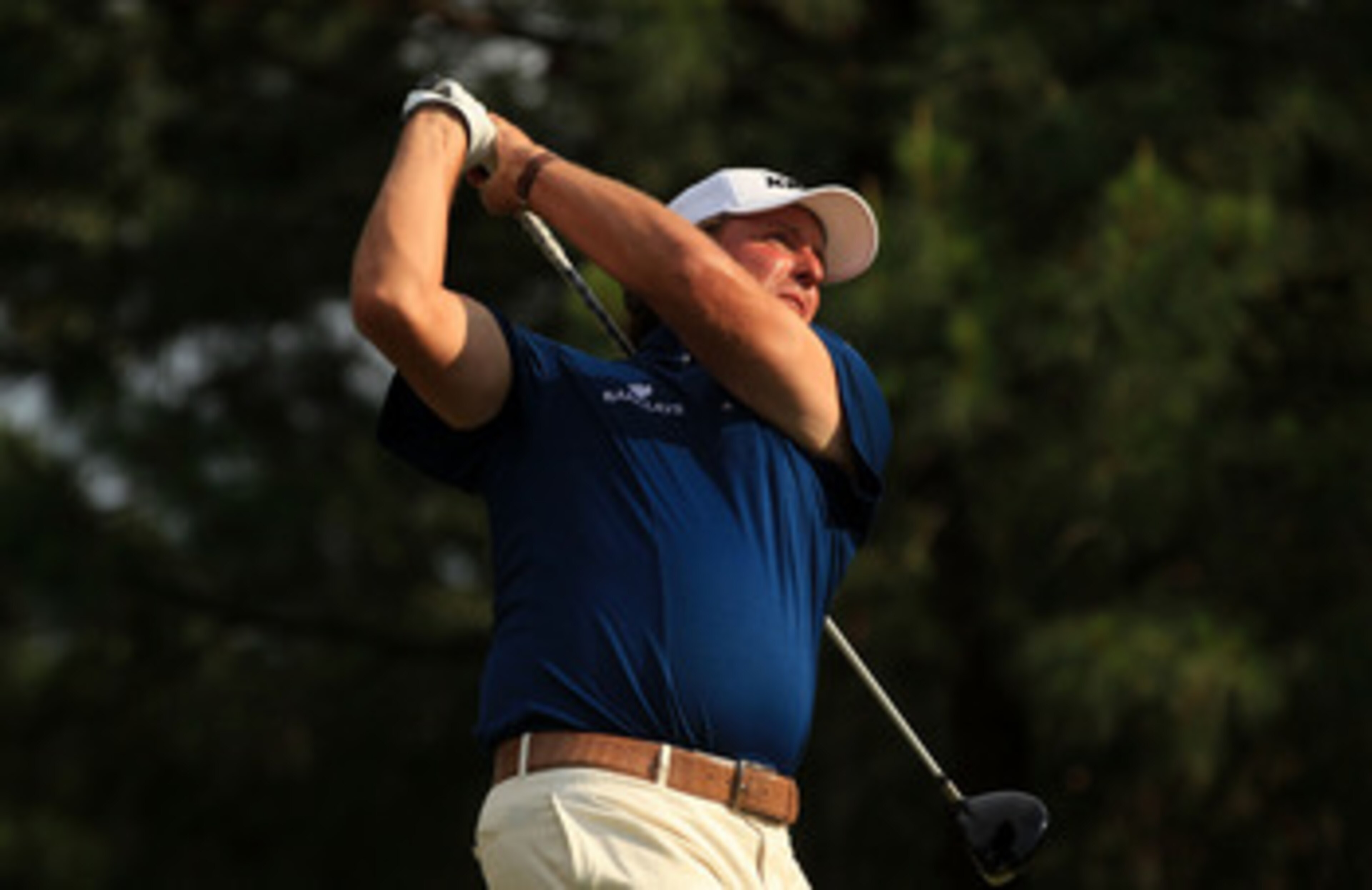 PONTE VEDRA BEACH, FL - MAY 14:  Phil Mickelson watches his tee shot on the ninth hole during the third round of THE PLAYERS Championship held at THE PLAYERS Stadium course at TPC Sawgrass on May 14, 2011 in Ponte Vedra Beach, Florida.  (Photo by Streeter
