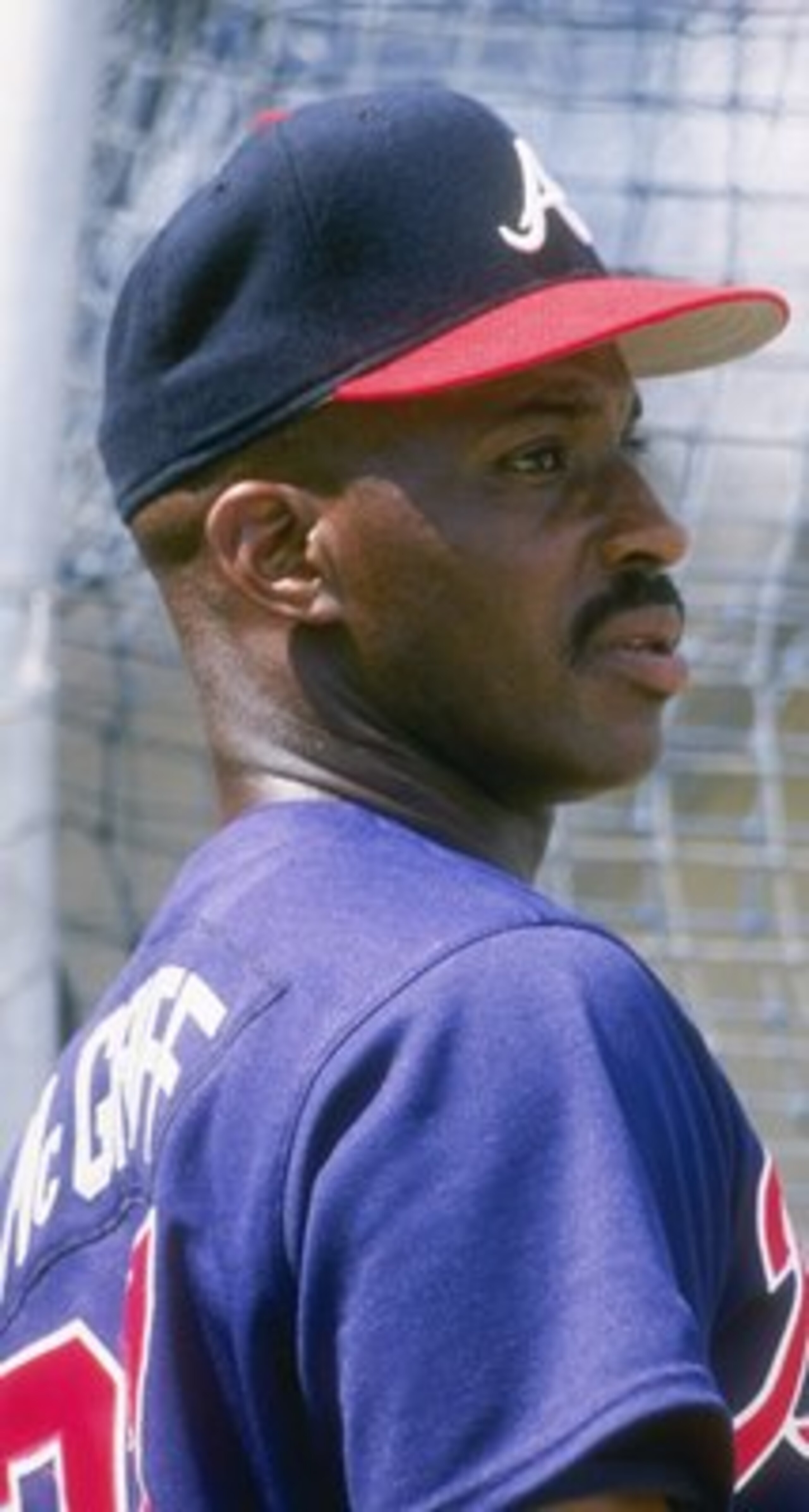 6 Mar 1997: First baseman Fred McGriff of the Atlanta Braves stands on the field during a preseason game against the New York Mets in Port St. Lucie, Florida. The Mets won the game 5-2. 6 Mar 1997: First baseman Fred McGriff of the Atlanta Braves stands on the field during a preseason game against the New York Mets in Port St. Lucie, Florida. The Mets won the game 5-2.