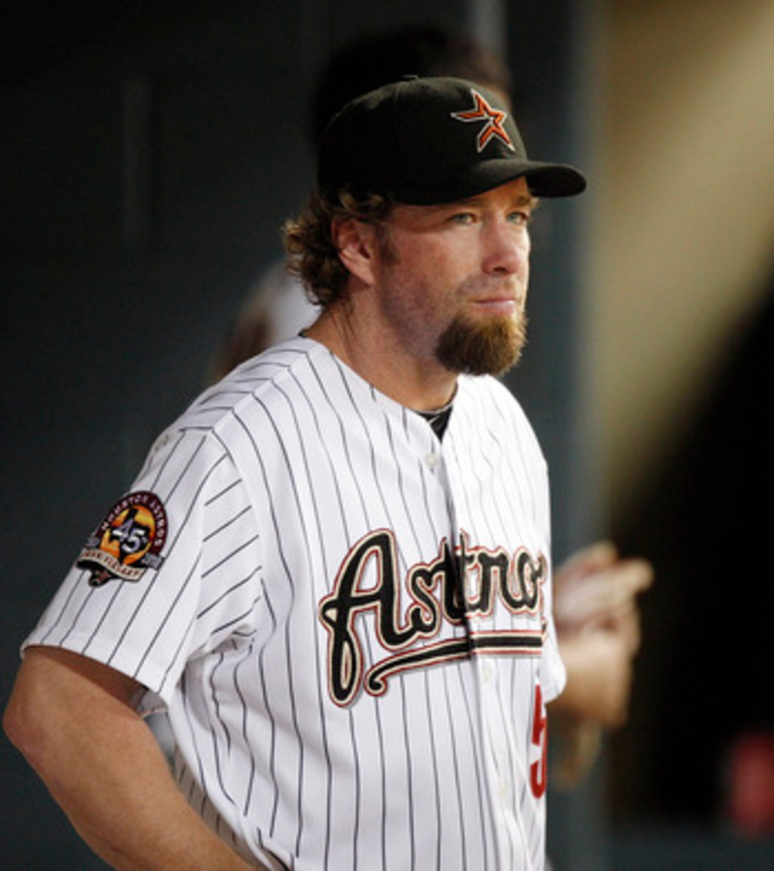 HOUSTON - AUGUST 30: Houston Astros hitting coach Jeff Bagwell #5 looks on from the dugout at Minute Maid Park during a game against the St. Louis Cardinals on August 30, 2010 in Houston, Texas. (Photo by Bob Levey/Getty Images) HOUSTON - AUGUST 30: Houston Astros hitting coach Jeff Bagwell #5 looks on from the dugout at Minute Maid Park during a game against the St. Louis Cardinals on August 30, 2010 in Houston, Texas. (Photo by Bob Levey/Getty Images)