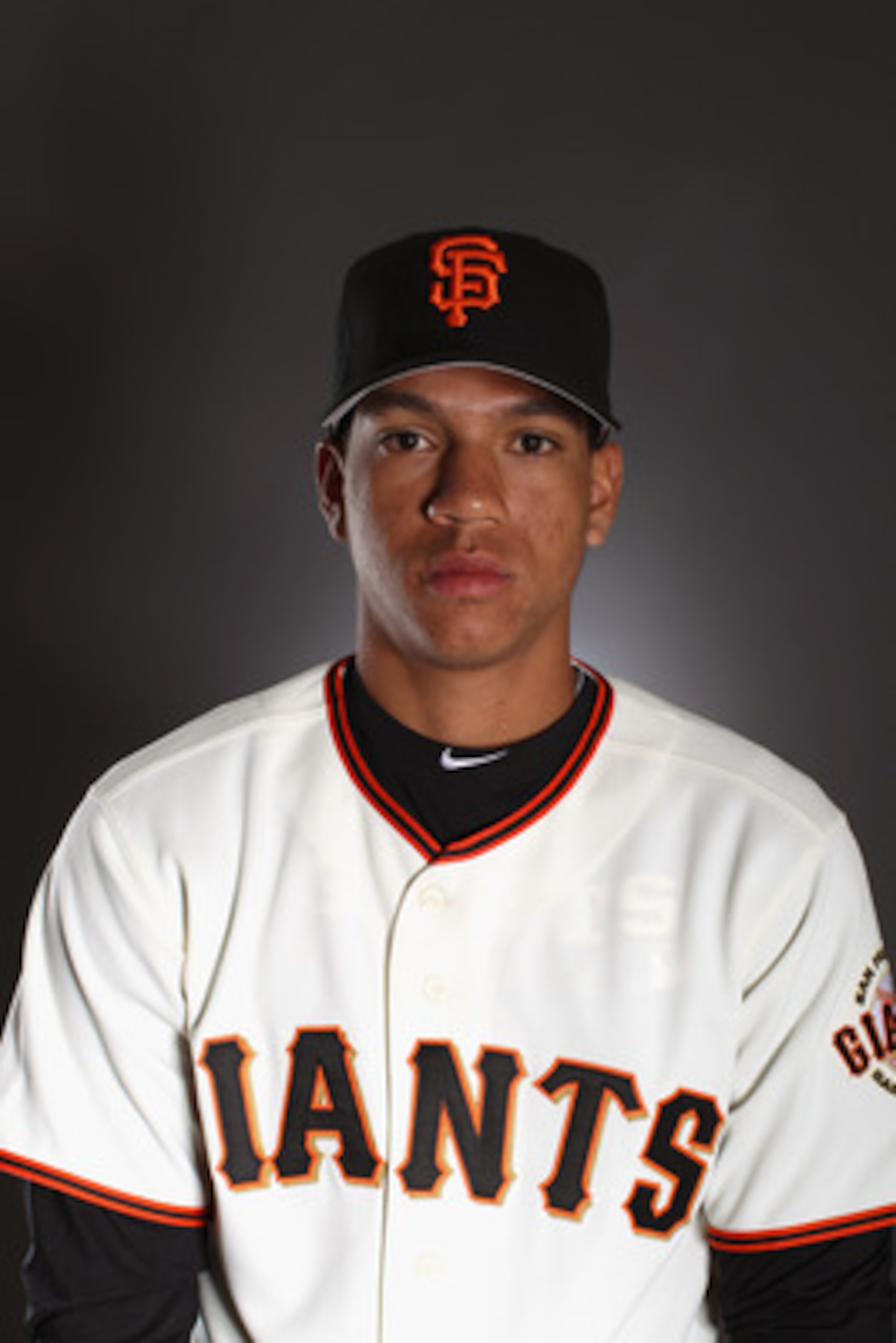 SCOTTSDALE, AZ - FEBRUARY 23:  Ehire Adrianza #78 of the San Francisco Giants poses for a portrait during media photo day at Scottsdale Stadium on February 23, 2011 in Scottsdale, Arizona.  (Photo by Ezra Shaw/Getty Images)