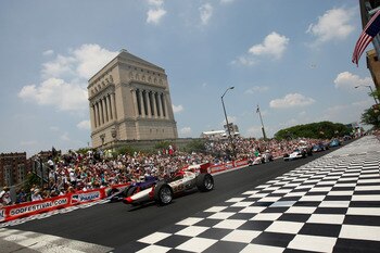 INDIANAPOLIS - MAY 29:  Cars are driven by fans during the Indianapolis 500 Festival Parade on May 29, 2010 in downtown Indianapolis, Indiana.  (Photo by Nick Laham/Getty Images)