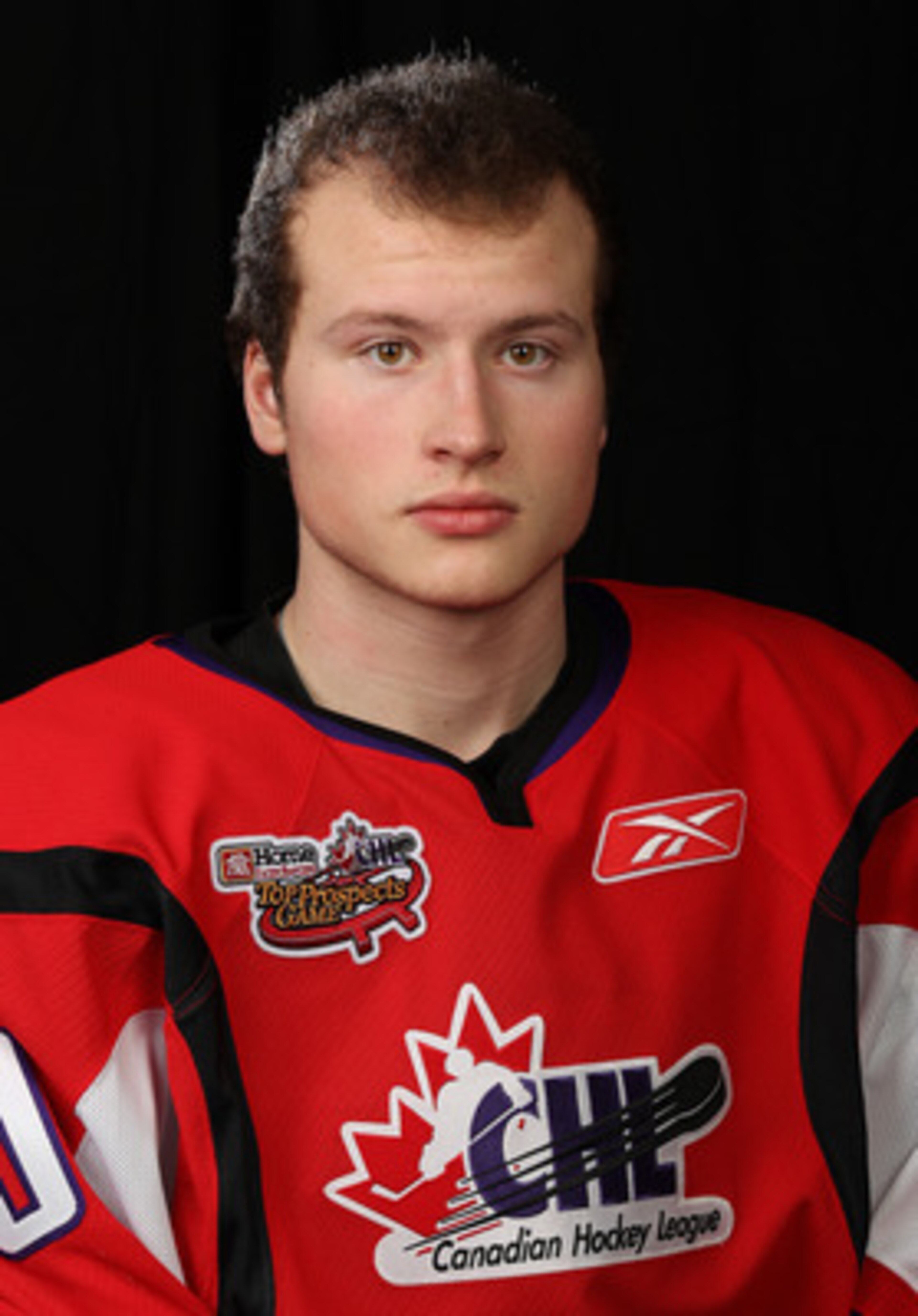 TORONTO, CAN - JANUARY 19:  Mark McNeill #10 of Team Cherry poses for a Head Shot prior to skating in the 2011 Home Hardware Top Prospects game on January 19, 2011 at the Air Canada Centre in Toronto, Canada. (Photo by Claus Andersen/Getty Images)