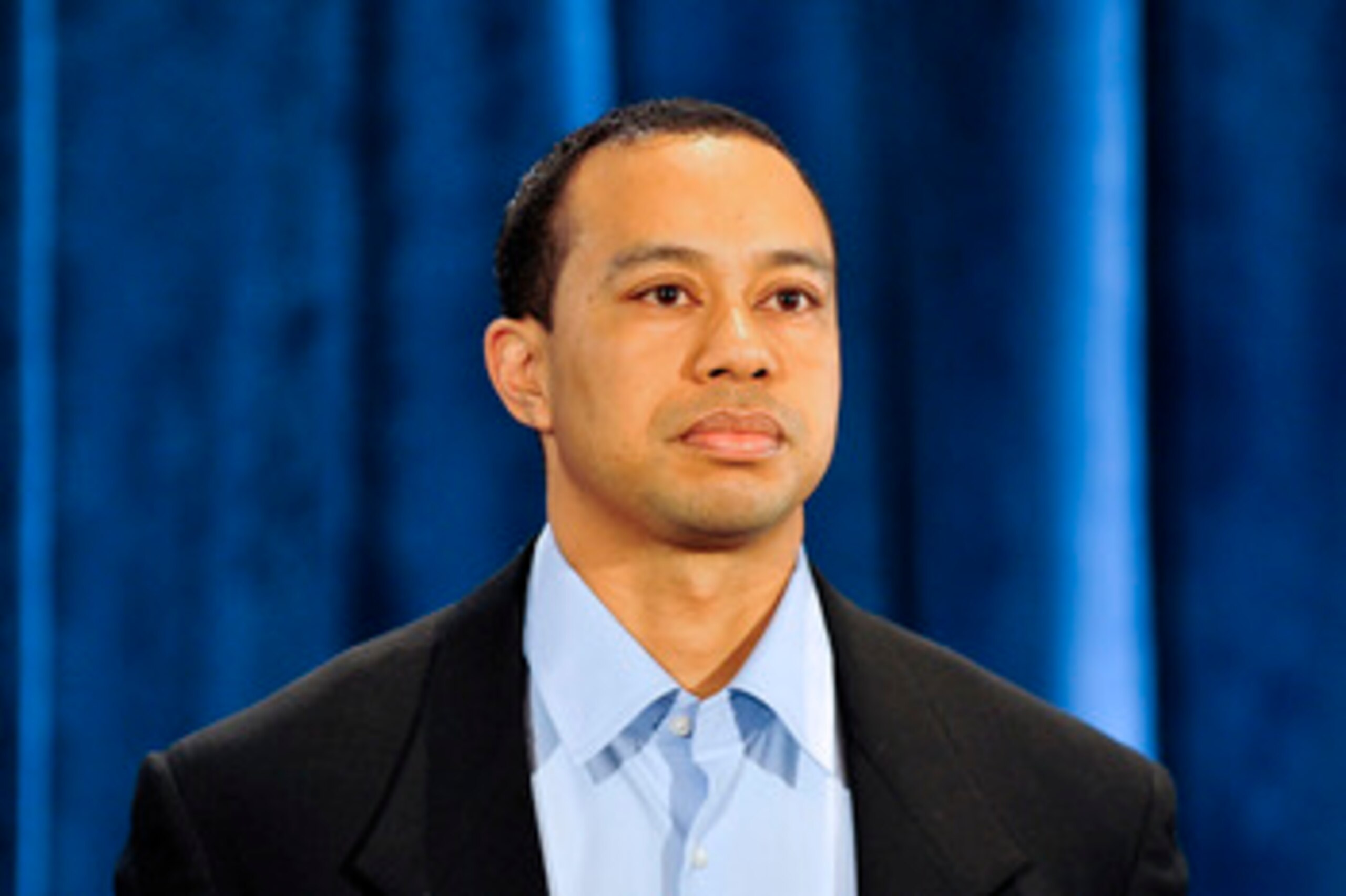 PONTE VEDRA BEACH, FL - FEBRUARY 19:  Tiger Woods makes a statement from the Sunset Room on the second floor of the TPC Sawgrass, home of the PGA Tour on February 19, 2010 in Ponte Vedra Beach, Florida. Woods publicly admitted to cheating on his wife Elin