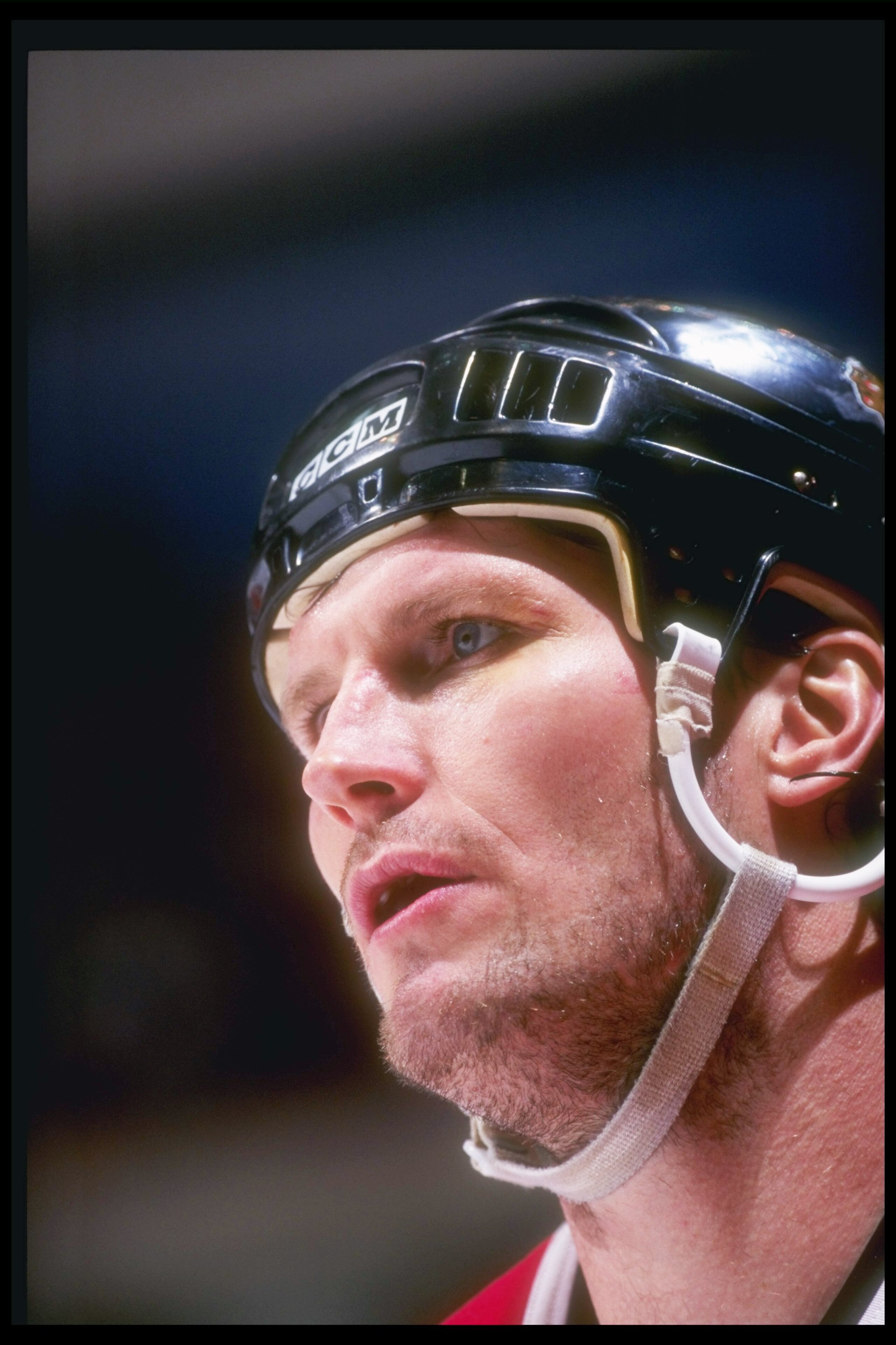 10 Jan 1997: Leftwinger Bob Probert of the Chicago Blackhawks poses for a portrait during a game with the New Jersey Devils at the Continental Airlines Arena in East Rutherford, New Jersey. The game tied 3-3. Mandatory Credit: Rick Stewart /Allsport 10 Jan 1997: Leftwinger Bob Probert of the Chicago Blackhawks poses for a portrait during a game with the New Jersey Devils at the Continental Airlines Arena in East Rutherford, New Jersey. The game tied 3-3. Mandatory Credit: Rick Stewart /Allsport