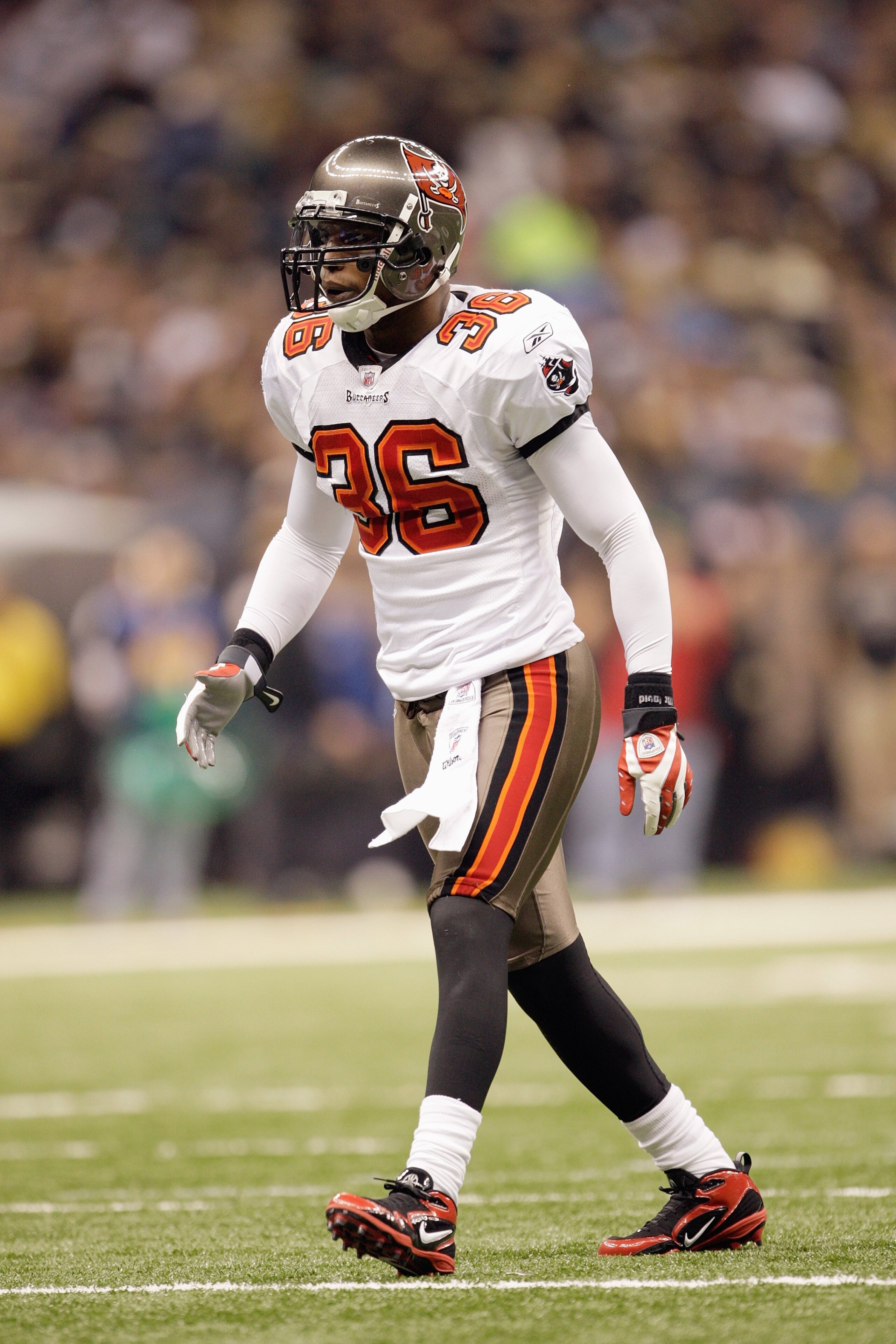 NEW ORLEANS - DECEMBER 27: Tanard Jackson #36 of the Tampa Bay Buccaneers moves on the field during the game against the New Orleans Saints at the Louisiana Superdome on December 27, 2009 in New Orleans, Louisiana. (Photo by Jamie Squire/Getty Images)