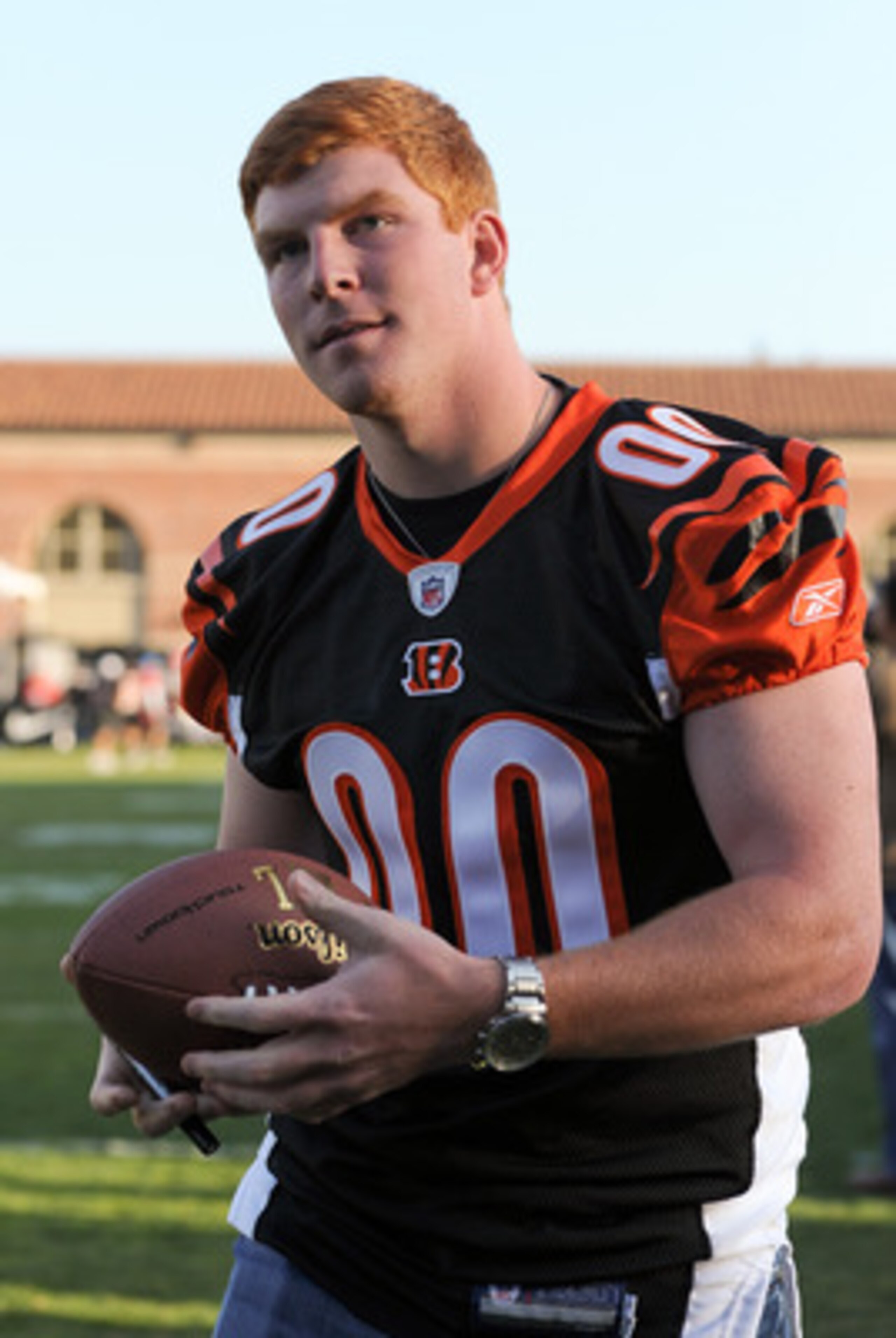 LOS ANGELES, CA - MAY 20:  Andy Dalton attends the NFL PLAYERS Premiere League Flag Football Game at UCLA on May 20, 2011 in Los Angeles, California.  (Photo by Noel Vasquez/Getty Images)