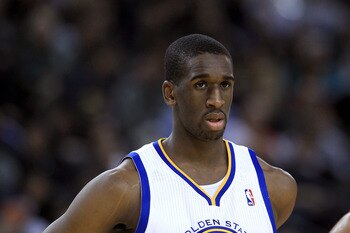 OAKLAND, CA - DECEMBER 20:  Ekpe Udoh #29 of the Golden State Warriors in action against the Houston Rockets at Oracle Arena on December 20, 2010 in Oakland, California. NOTE TO USER: User expressly acknowledges and agrees that, by downloading and or usin