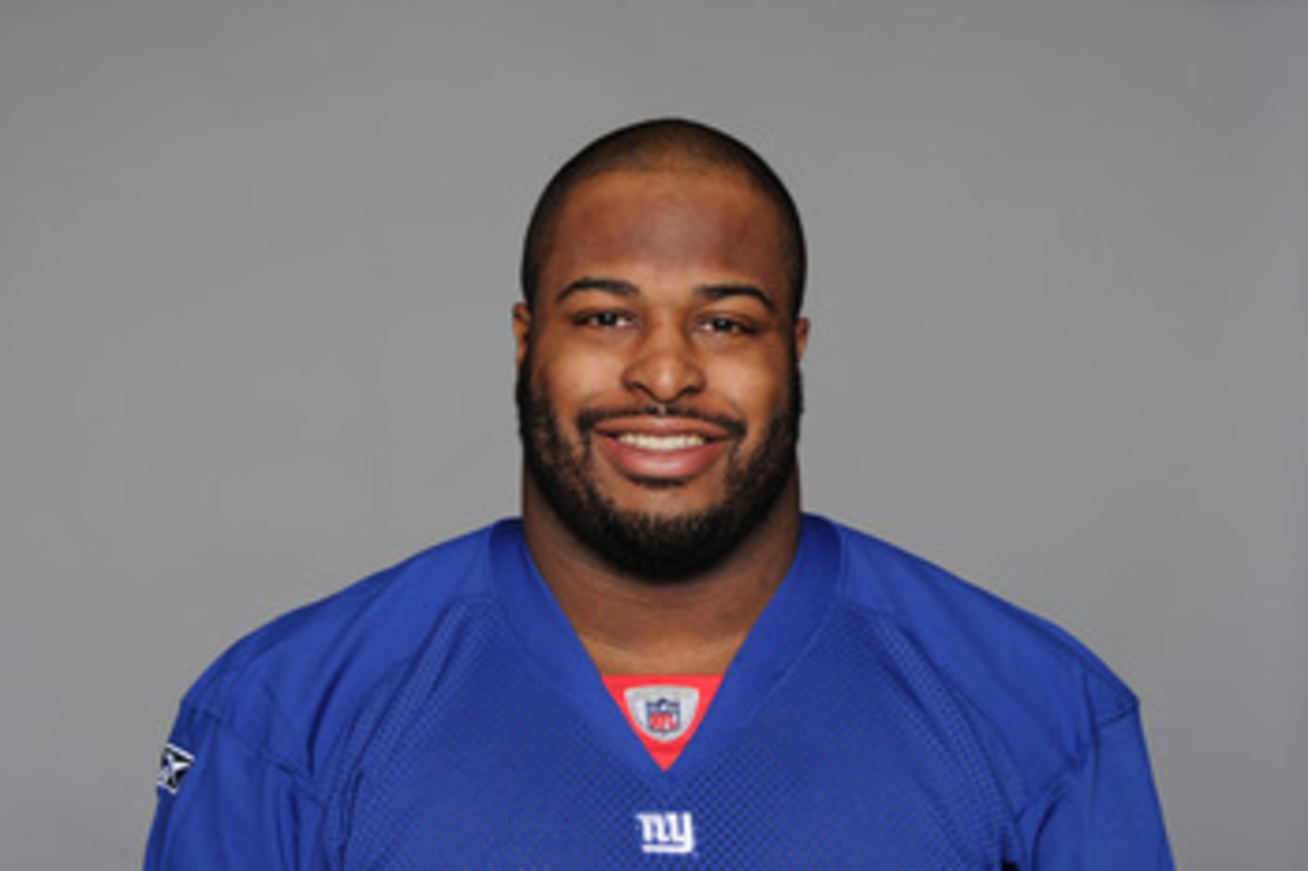 EAST RUTHERFORD, NJ - CIRCA 2010: In this handout image provided by the NFL, Barry Cofield of the New York Giants poses for his 2010 NFL headshot circa 2010 in East Rutherford, New Jersey. (Photo by NFL via Getty Images)