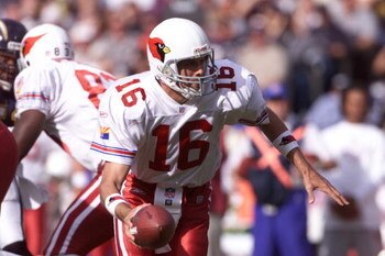 Jake "The Snake" Plummer, led the Cardinals to an unlikely victory over the remnants of the Cowboys 90's dynasty.