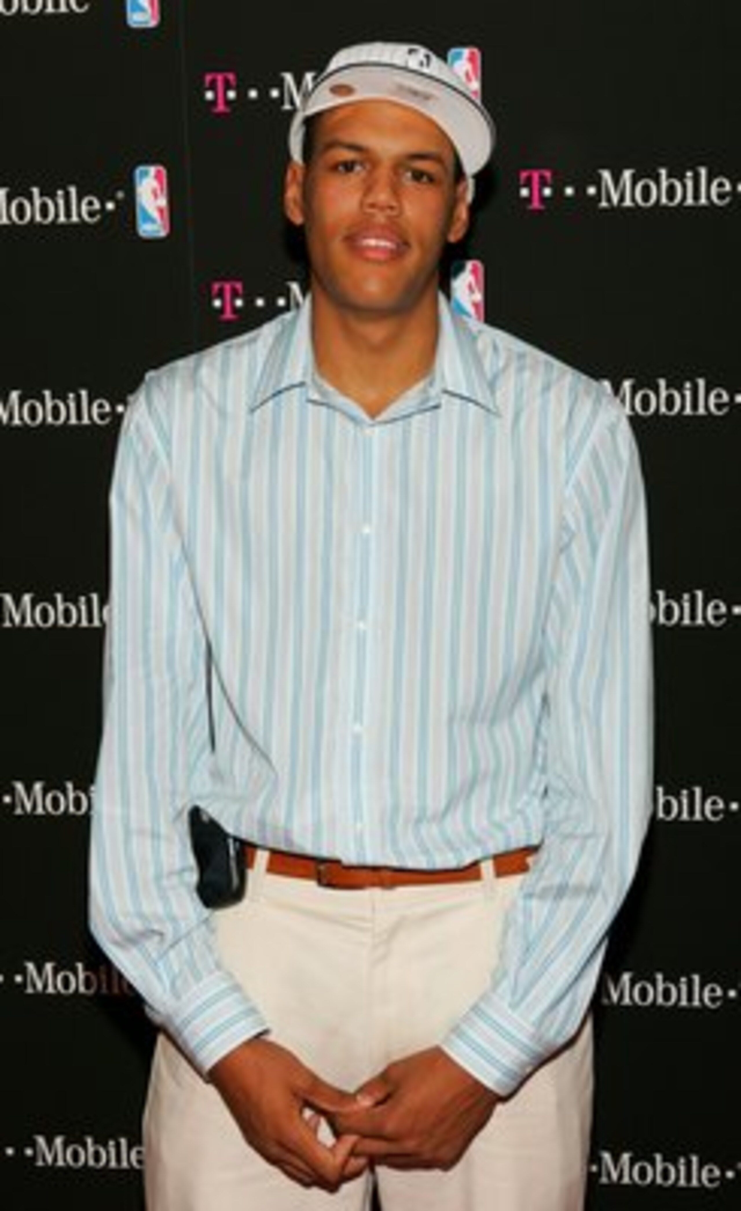 NEW YORK - JUNE 28:  NBA Draftee Patrick O'Bryant attends the T-Mobile Basketball's Rising Stars Celebration at Tao Restaurant on June 28, 2006 in New York City.  (Photo by Matthew Peyton/Getty Images for T-Mobile)