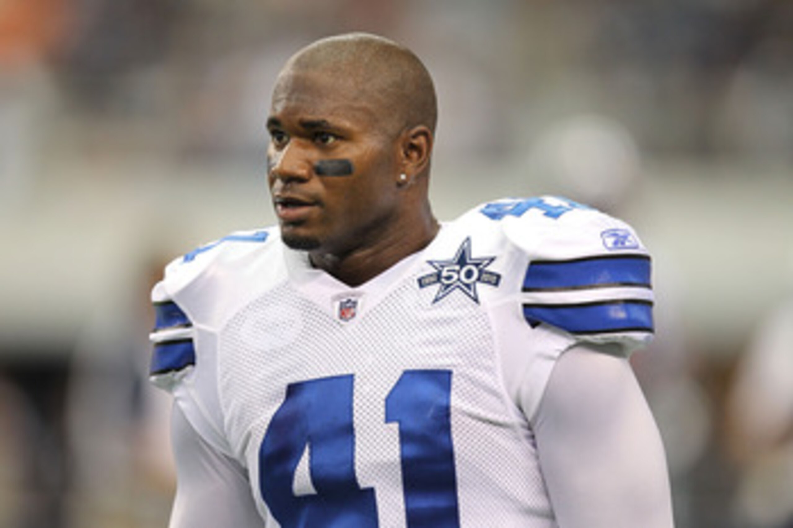 ARLINGTON, TX - SEPTEMBER 19:  Cornerback Terence Newman #41 of the Dallas Cowboys at Cowboys Stadium on September 19, 2010 in Arlington, Texas.  (Photo by Ronald Martinez/Getty Images)