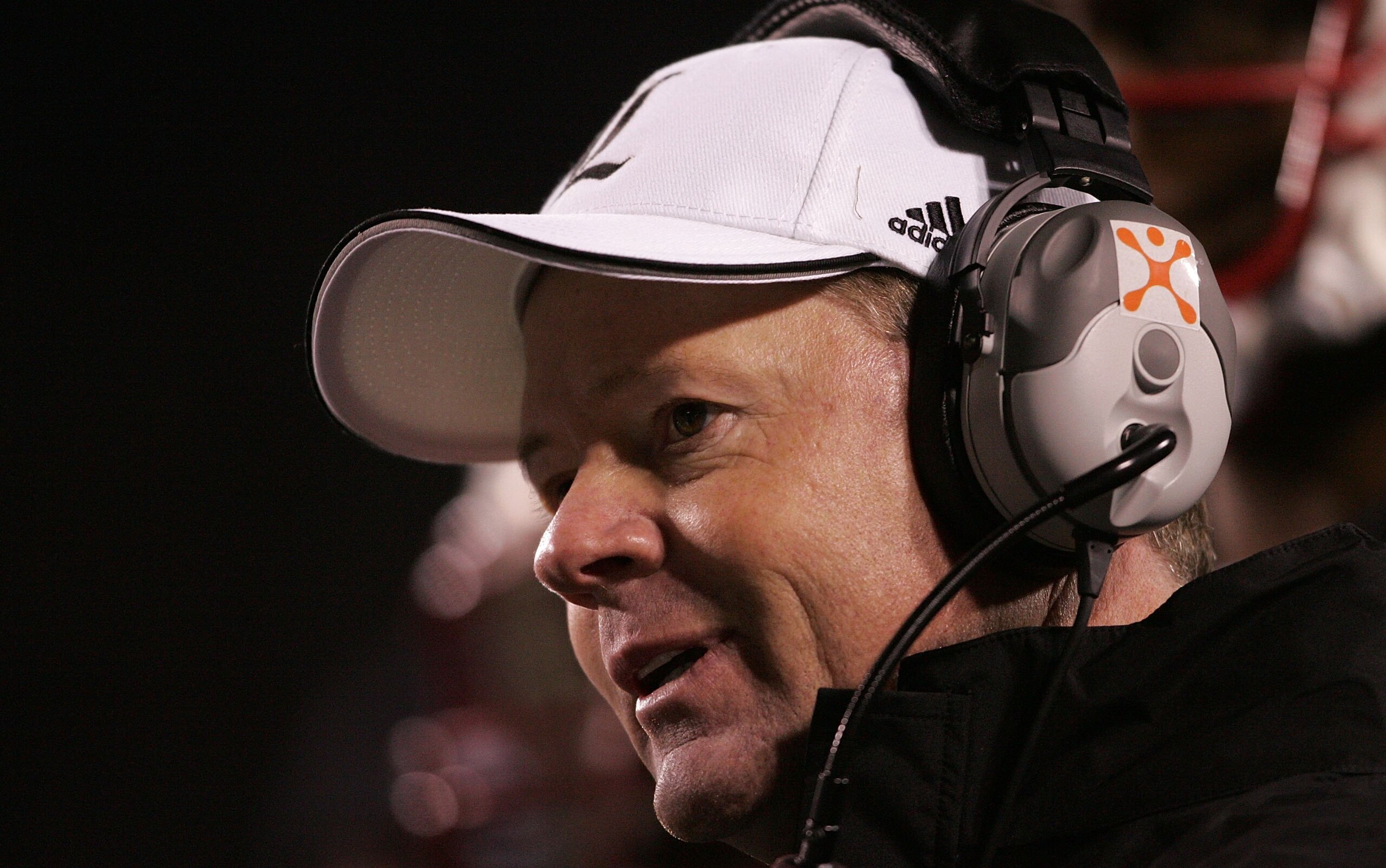 LOUISVILLE, KY - NOVEMBER 02:  Head coach Bobby Petrino of the Louisville Cardinals smiles against the West Virginia Mountaineers November 2, 20006 at Papa John's Cardinal Stadium in Louisville, Kentucky. Louisville won 44-34. (Photo by Andy Lyons/Getty I