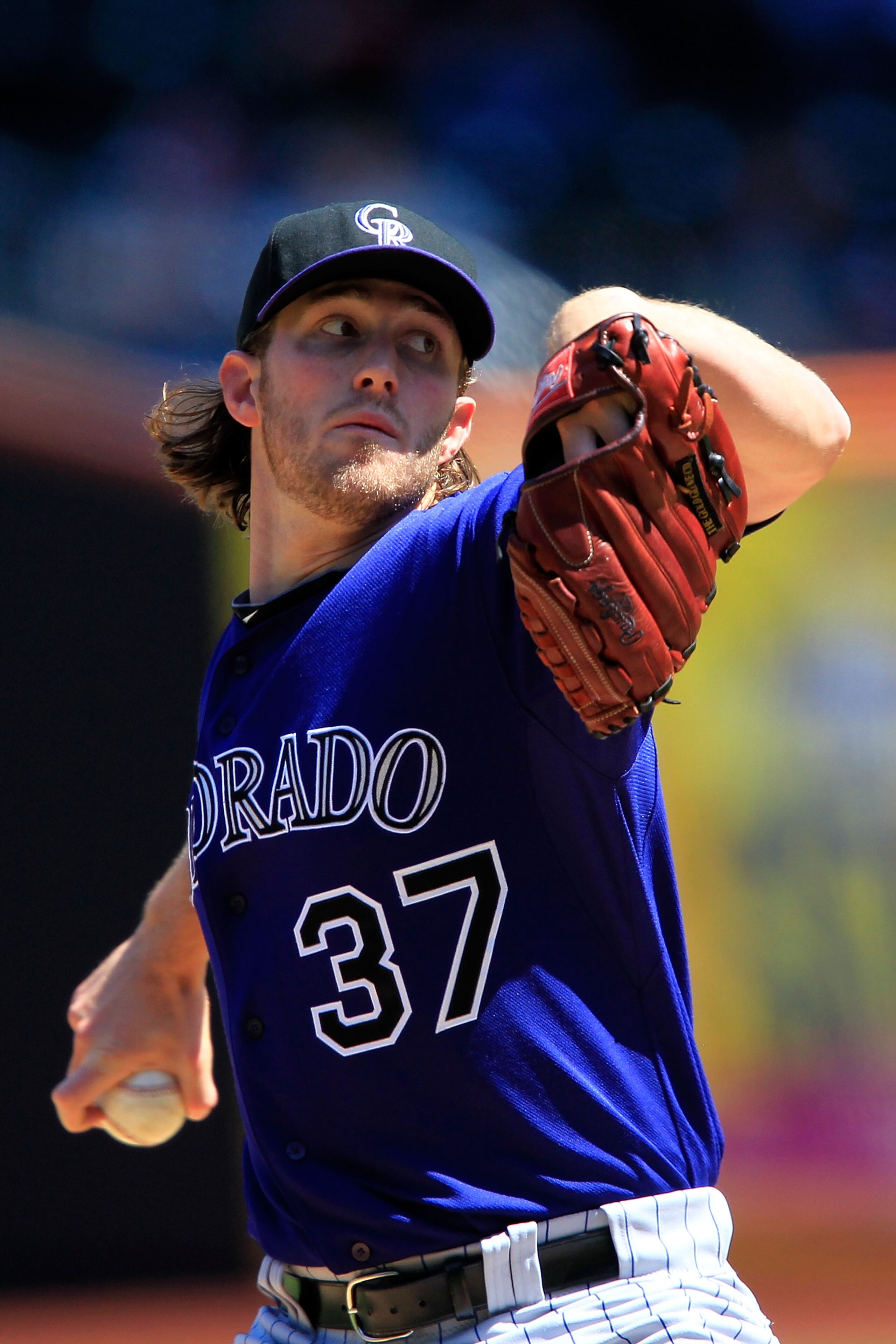 NEW YORK, NY - APRIL 14:  Greg Reynolds #37 of the Colorado Rockies pitches against the New York Mets at Citi Field on April 14, 2011 in the Flushing neighborhood of the Queens borough of New York City.  (Photo by Chris Trotman/Getty Images)