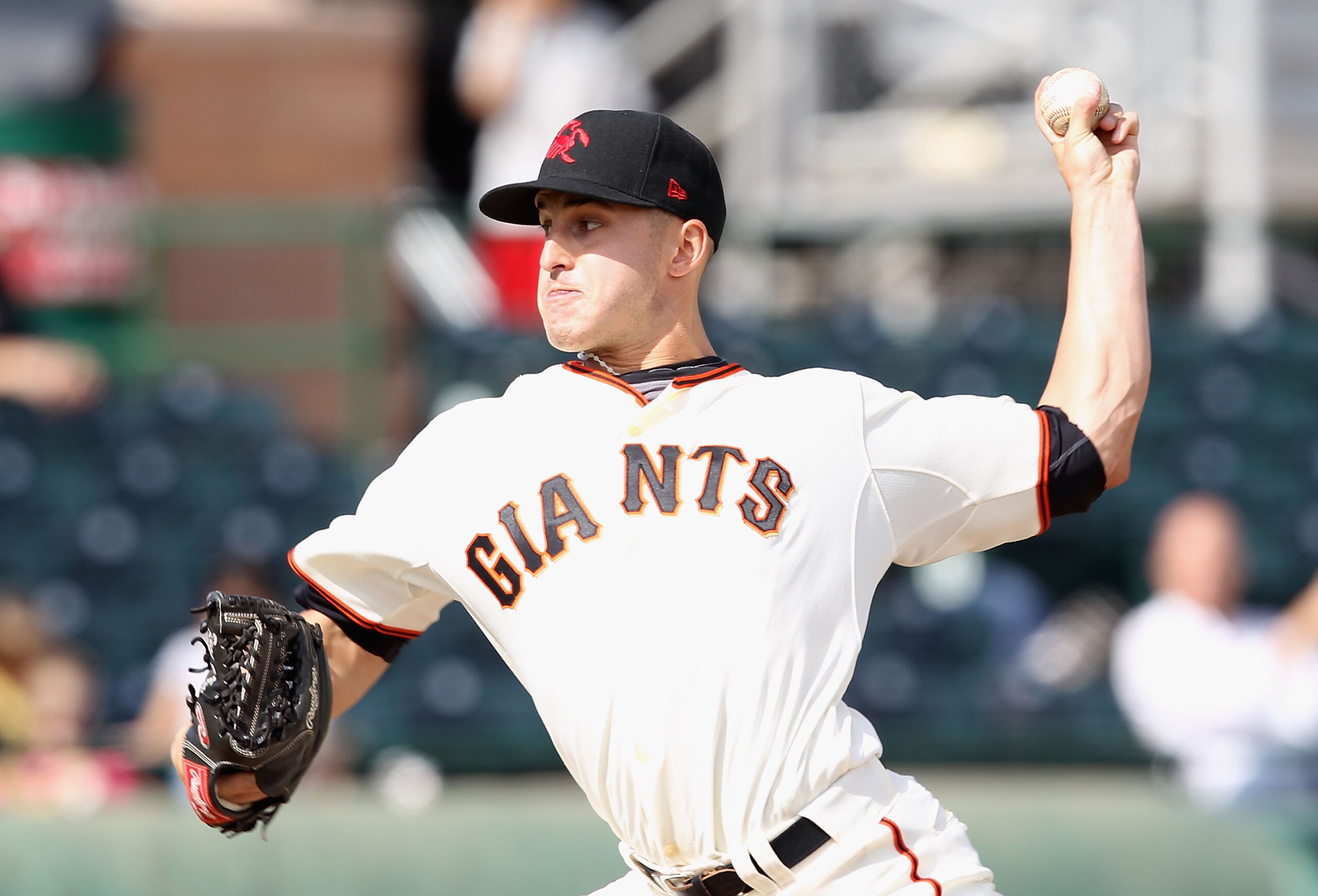 SCOTTSDALE, AZ - OCTOBER 23:  San Francisco Giants prospect Ryan Verdugo #68 playing for the Scottsdale Scorpions pitches against the Phoenix Desert Dogs during the AZ Fall League game at Scottsdale Stadium on October 23, 2010 in Scottsdale, Arizona.  (Ph